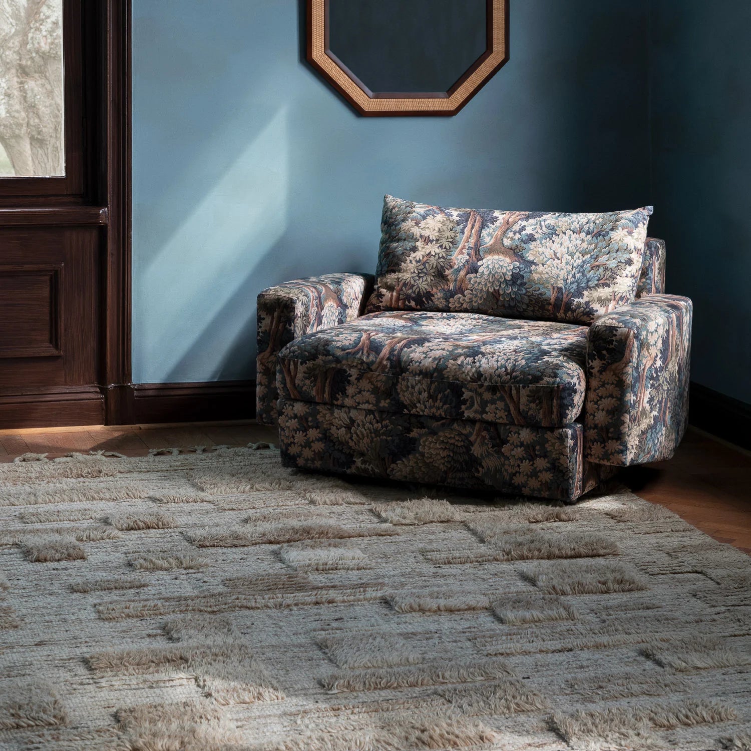 Dywan BELLVER brązowy z długim włosiem