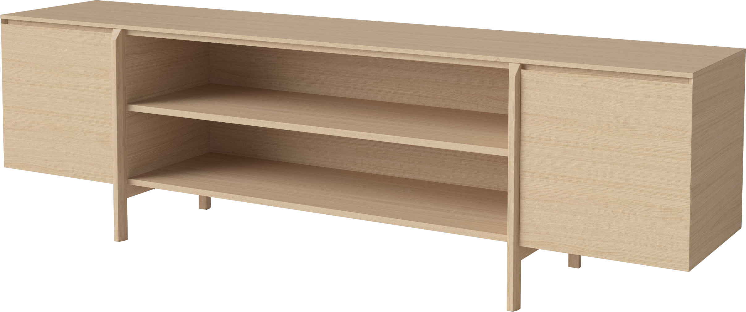 Kredenc DAIA bělené dubové dřevo