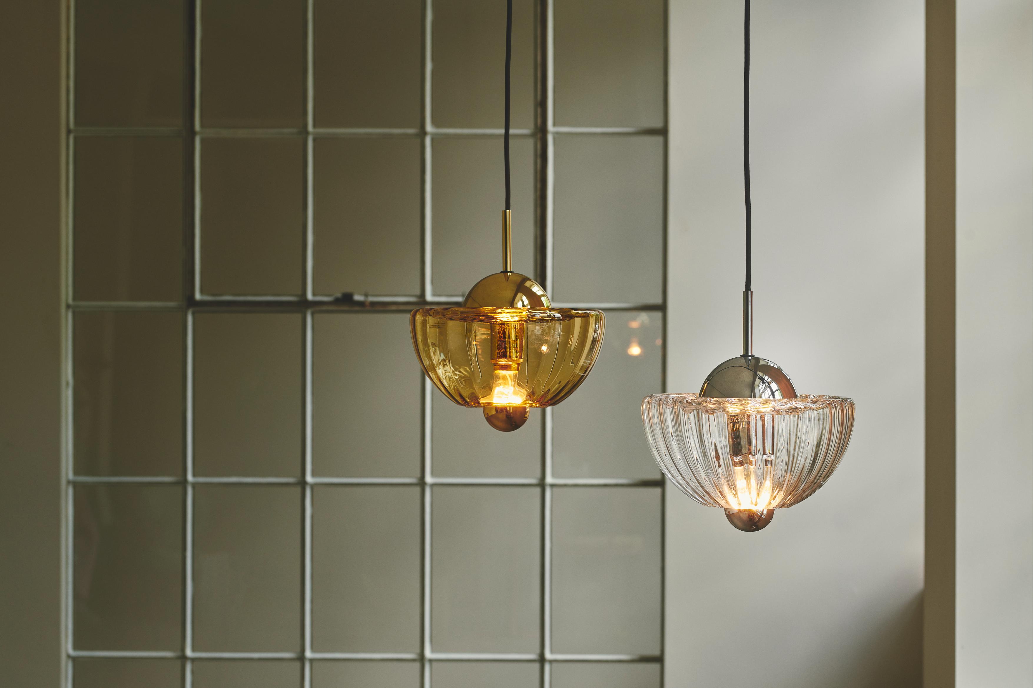 Lampa wisząca LOTUS ręcznie dmuchane szkło