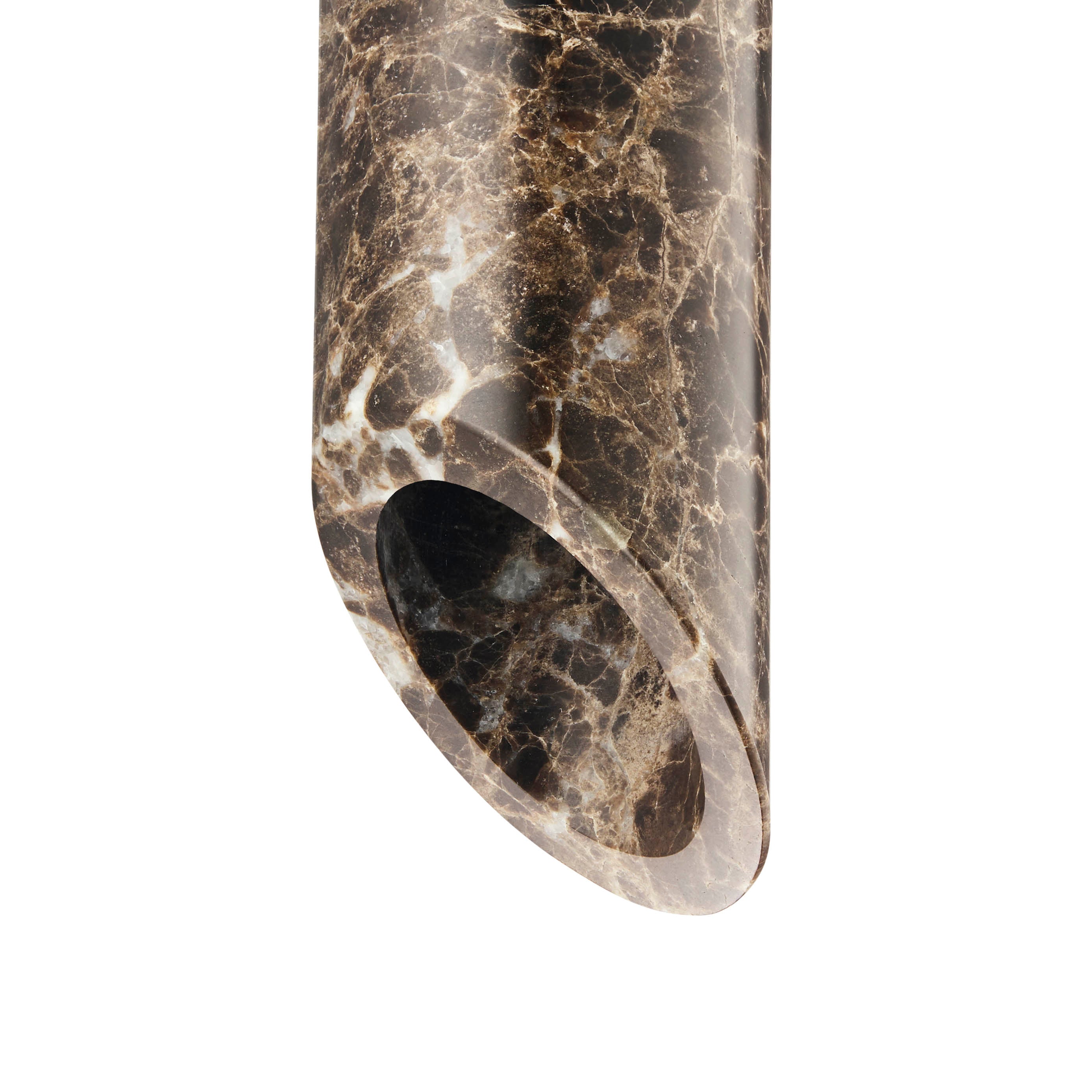 MARBLE ART Pendant Lamp Brown Marble