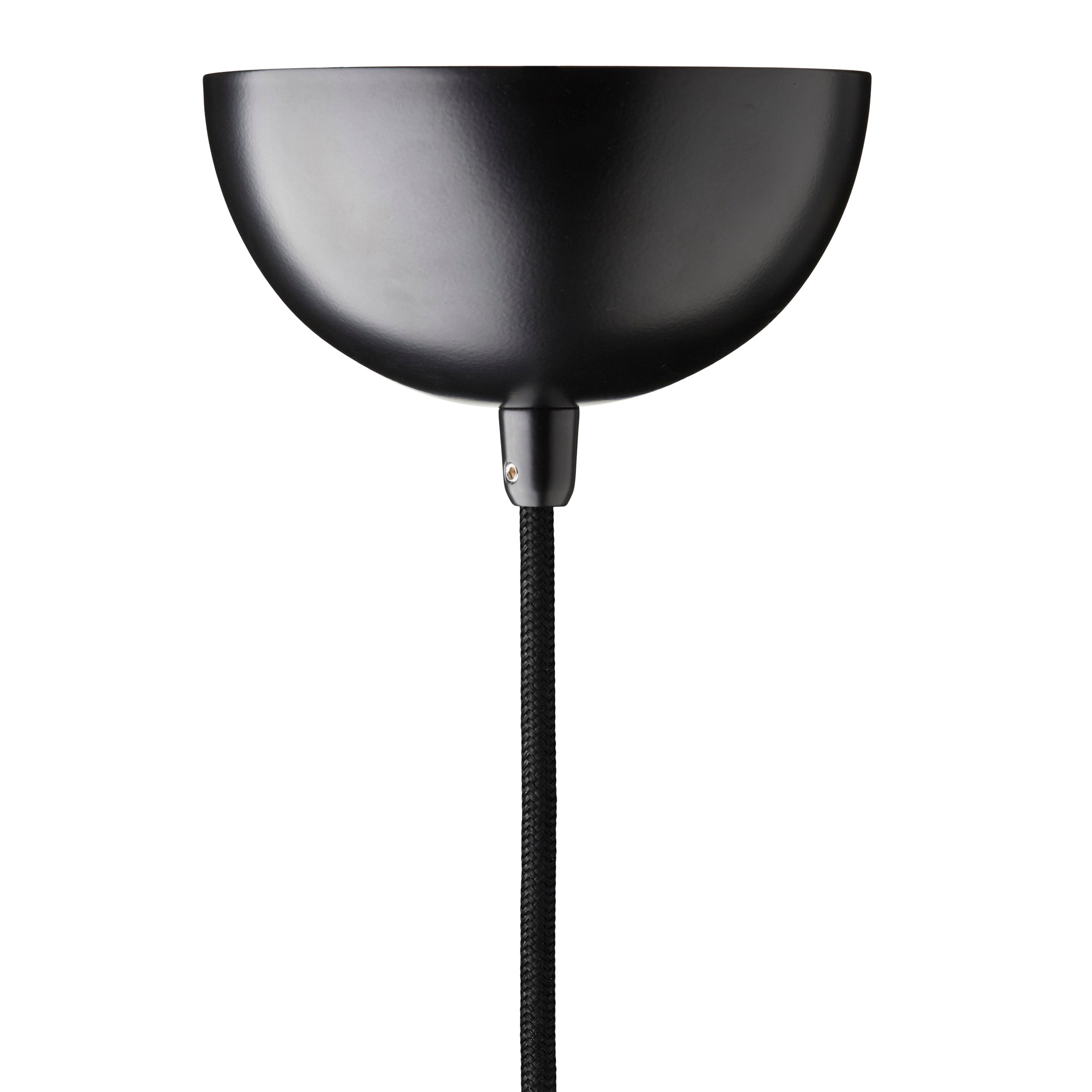 Pendant lamp PARIS 1920 white with black finish