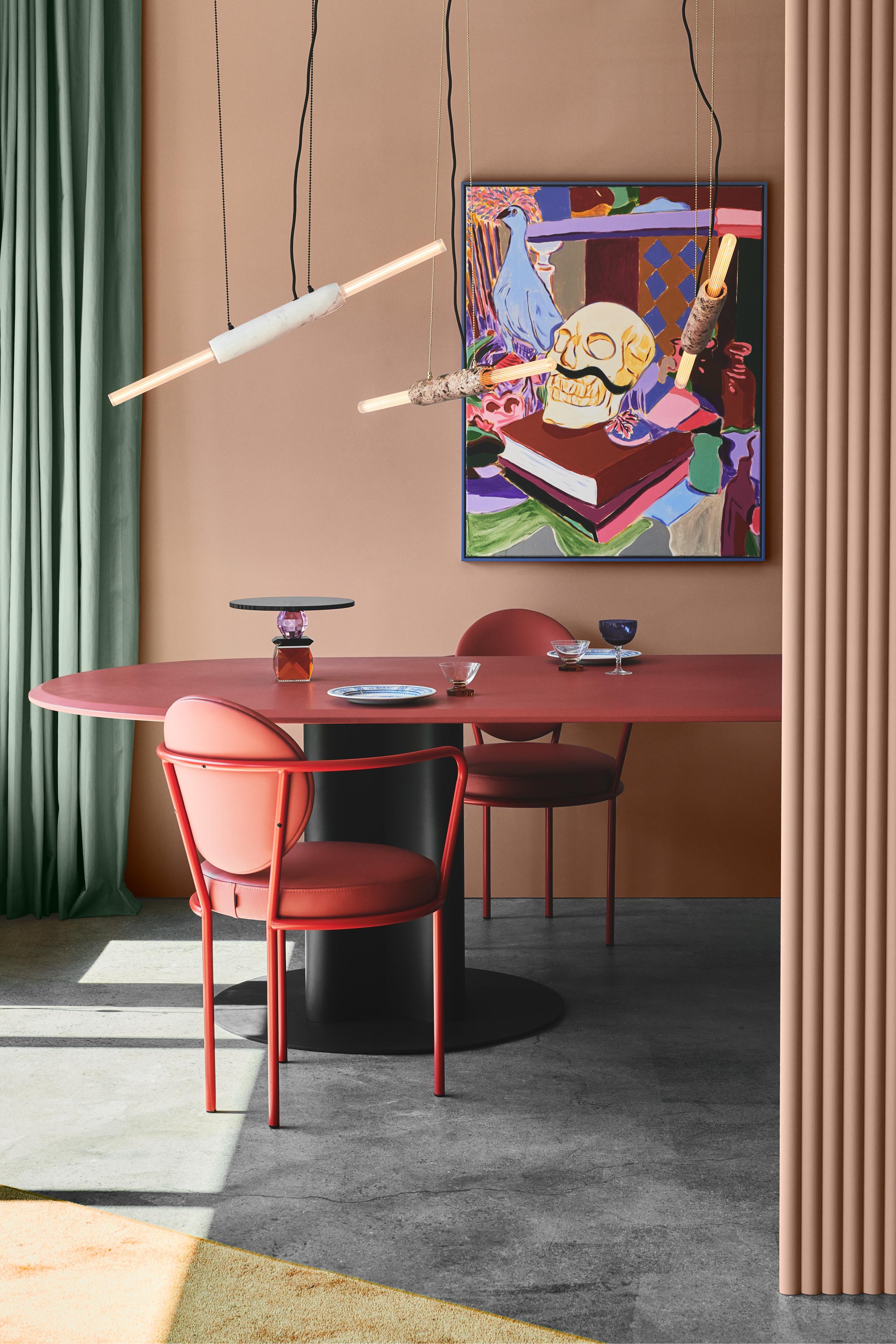 LIMBO pendant lamp white marble