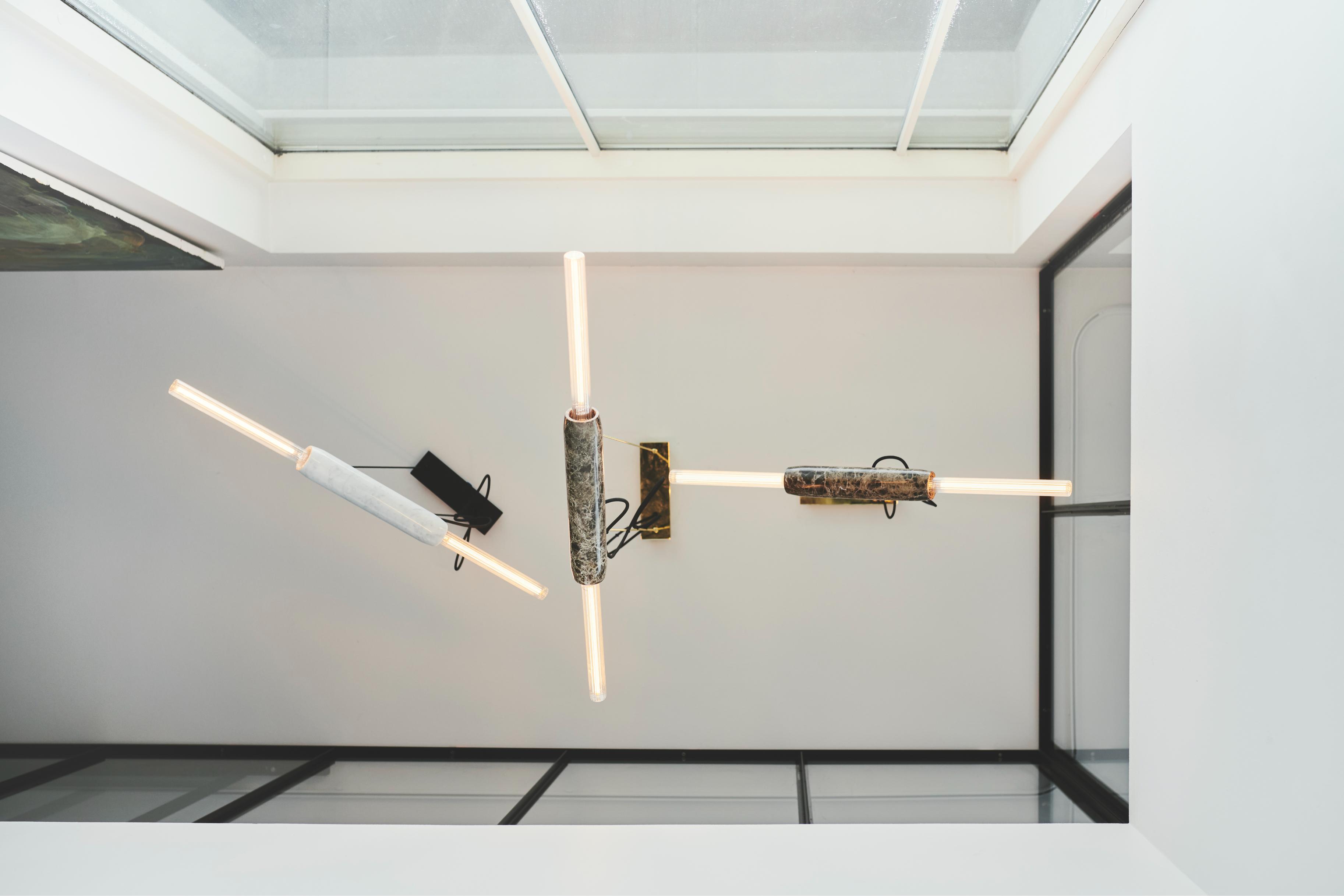 LIMBO pendant lamp brown marble