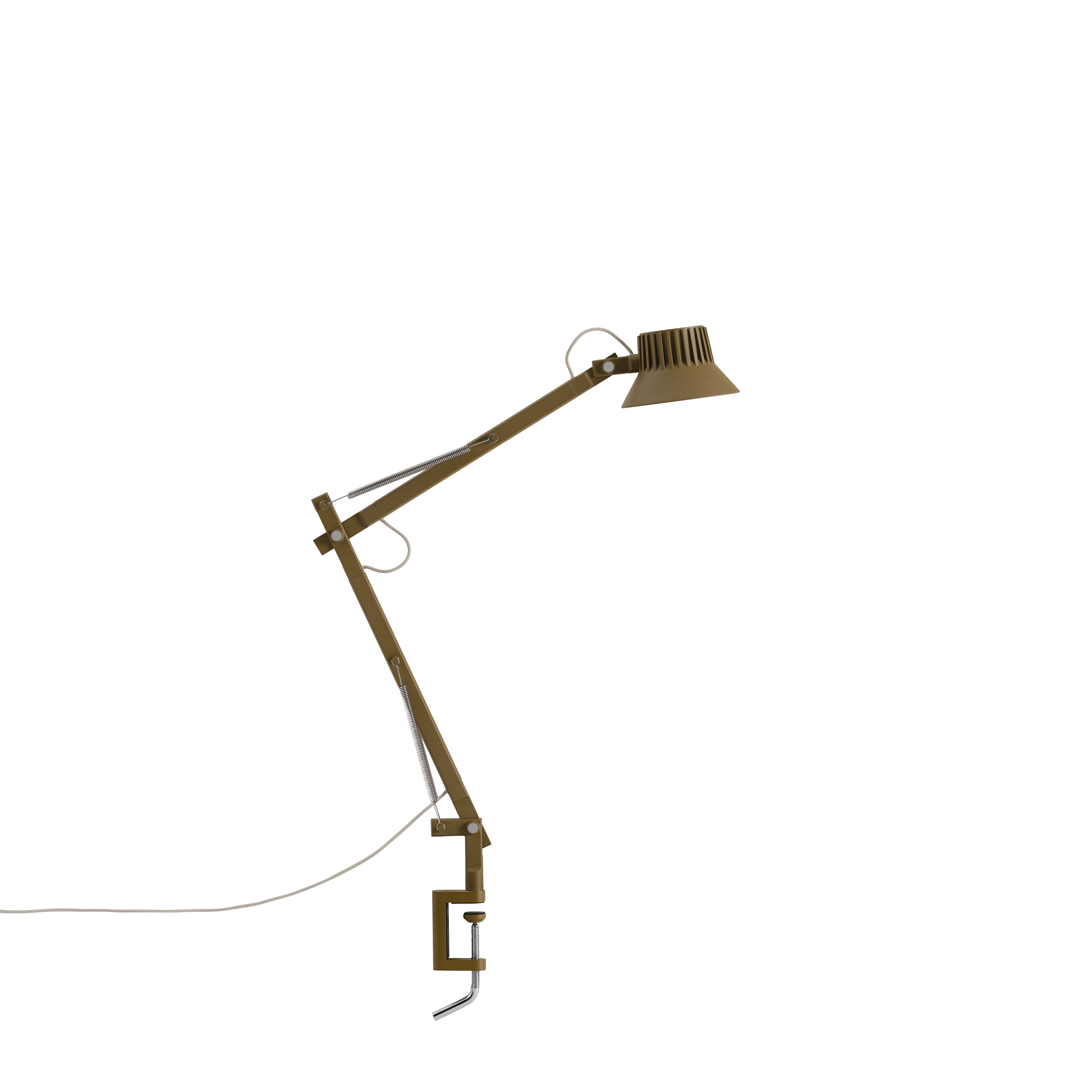 Lampa biurkowa regulowana DEDICATE brązowo-zielony