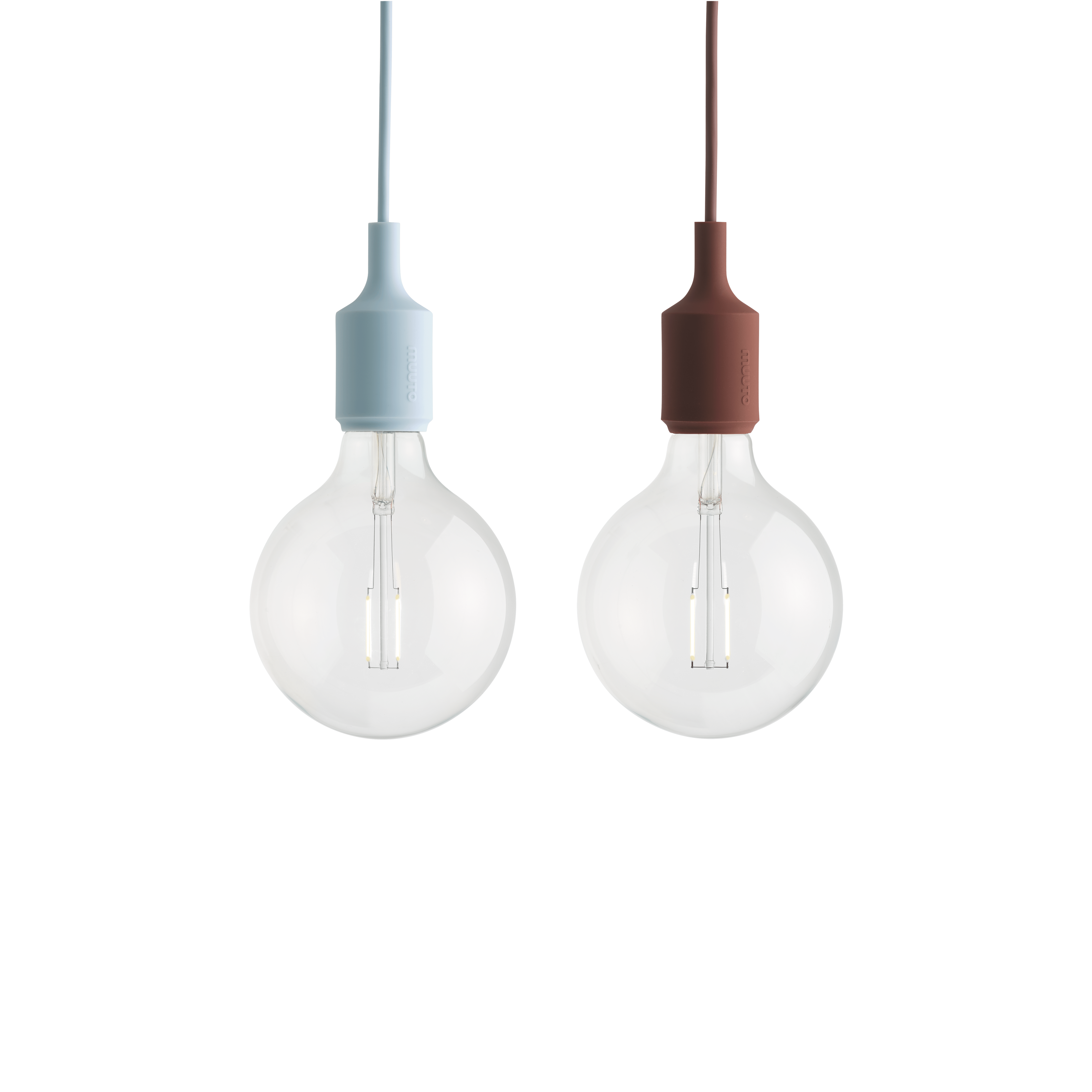 Závěsná lampa E27 modrá