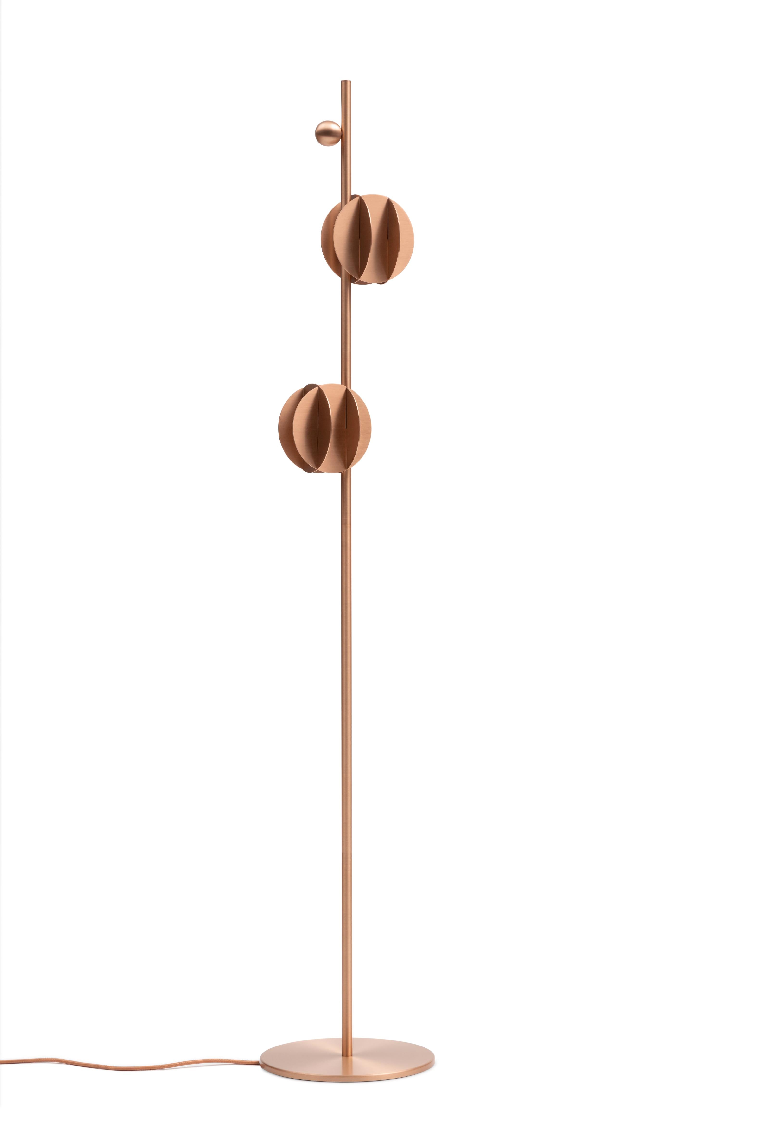 Stojací lampa EL měď