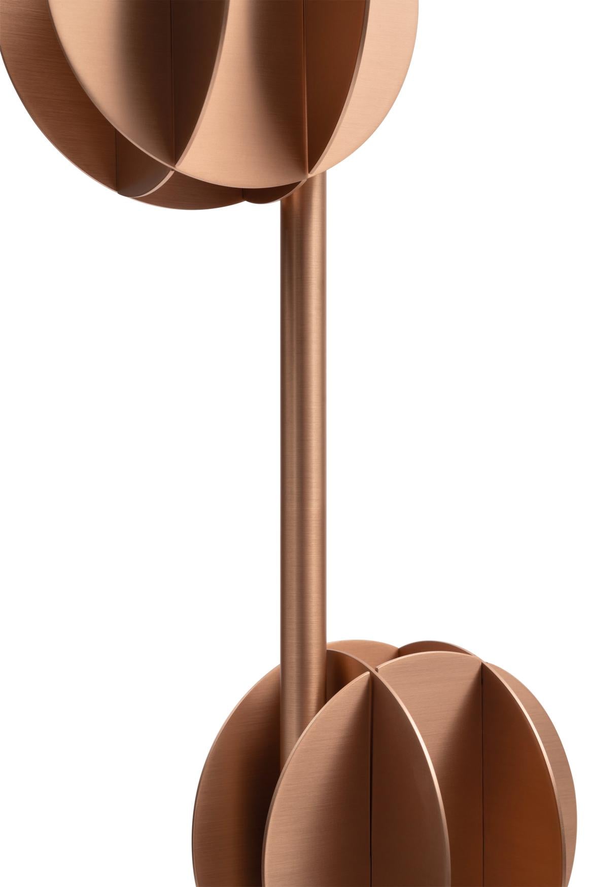 Stojací lampa EL měď