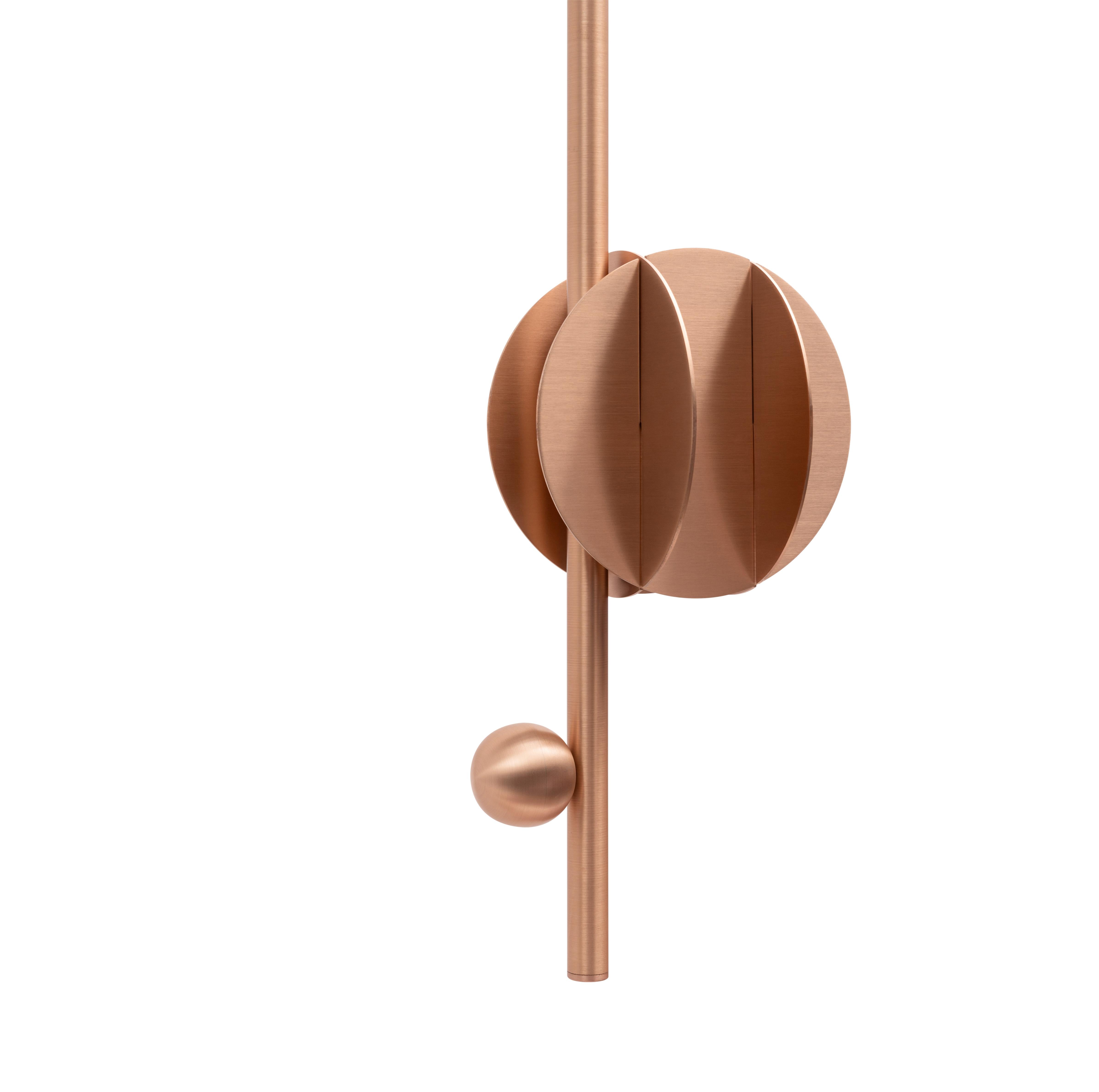 Závěsné svítidlo EL VERTICAL měď