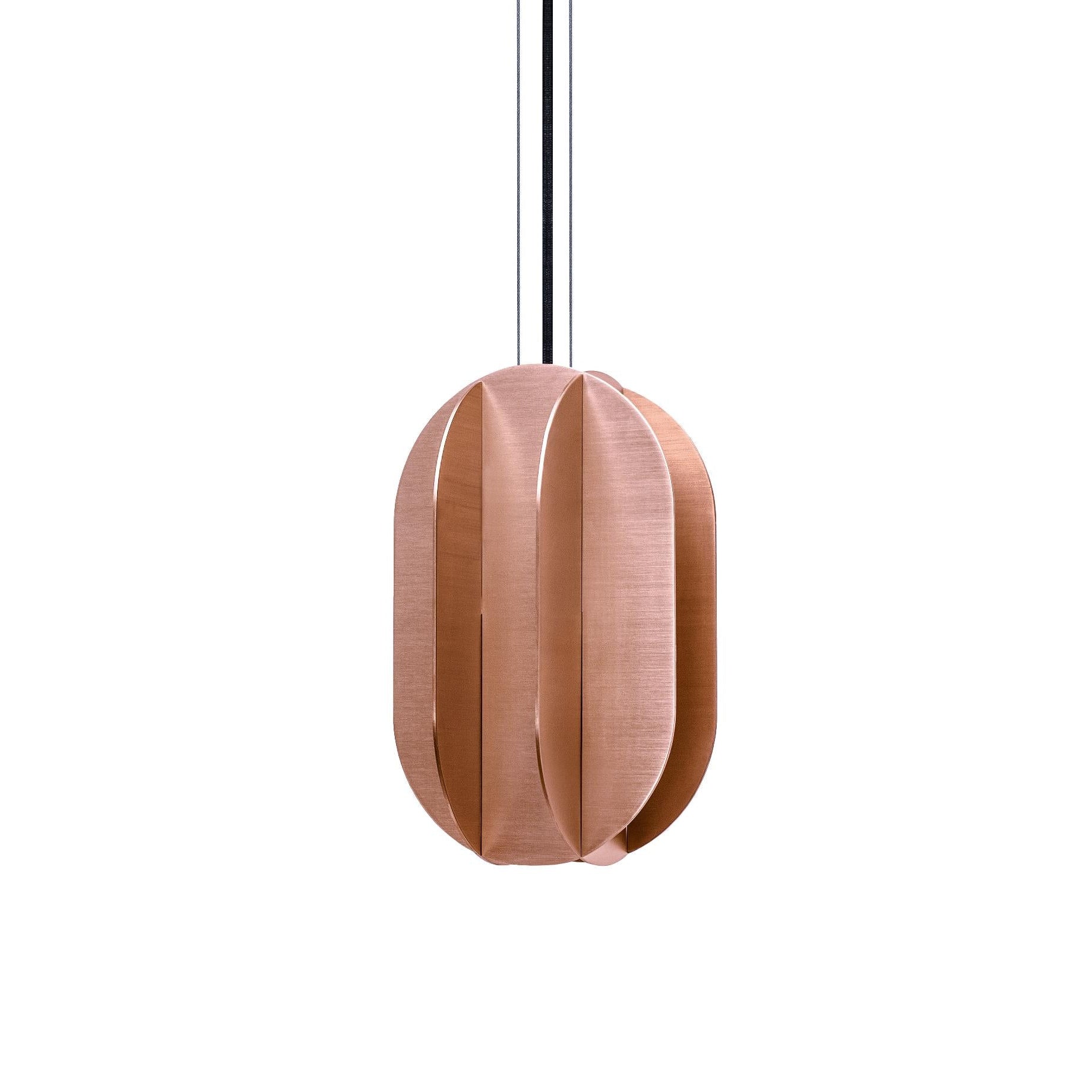 Oval pendant lamp EL copper