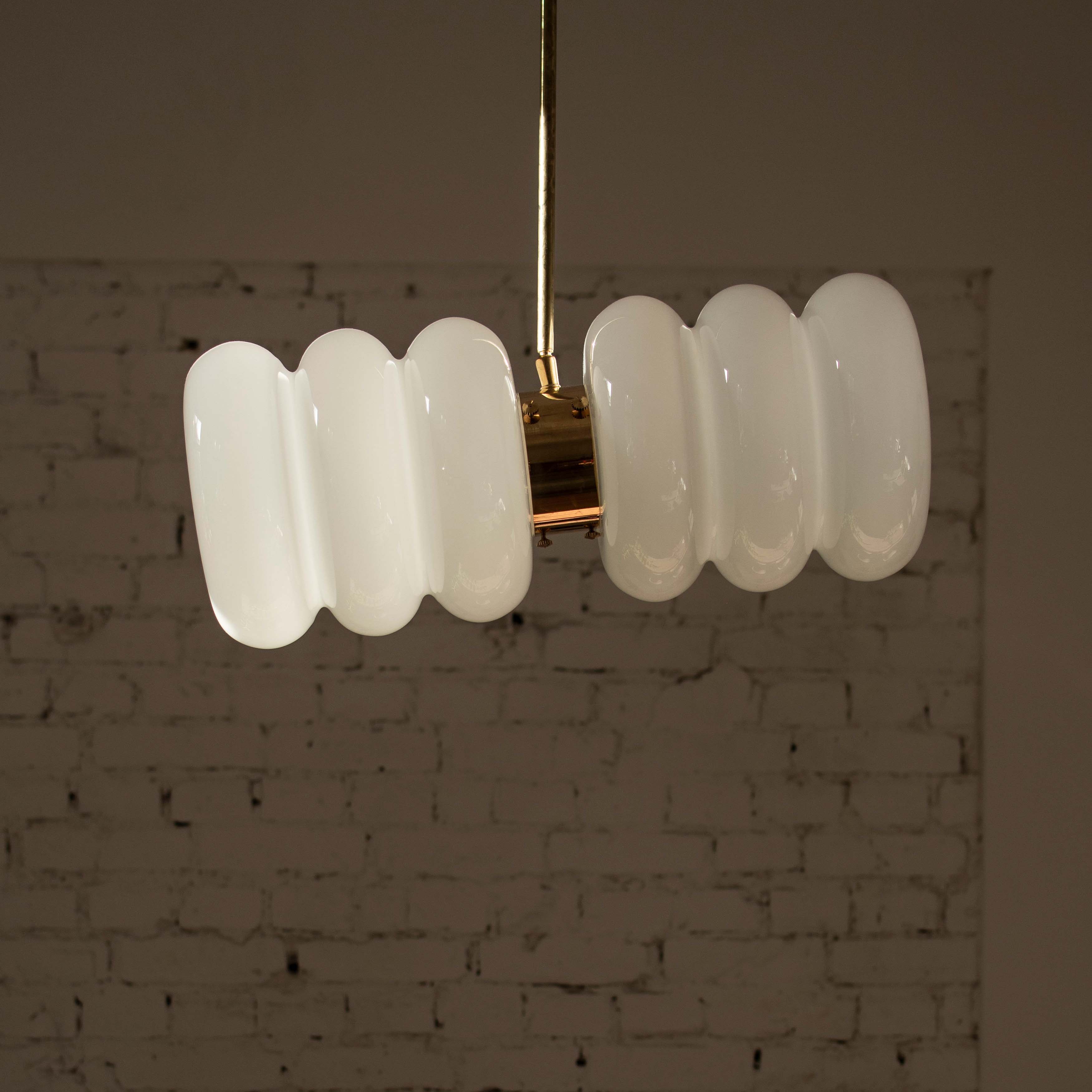 BIBE brass chandelier