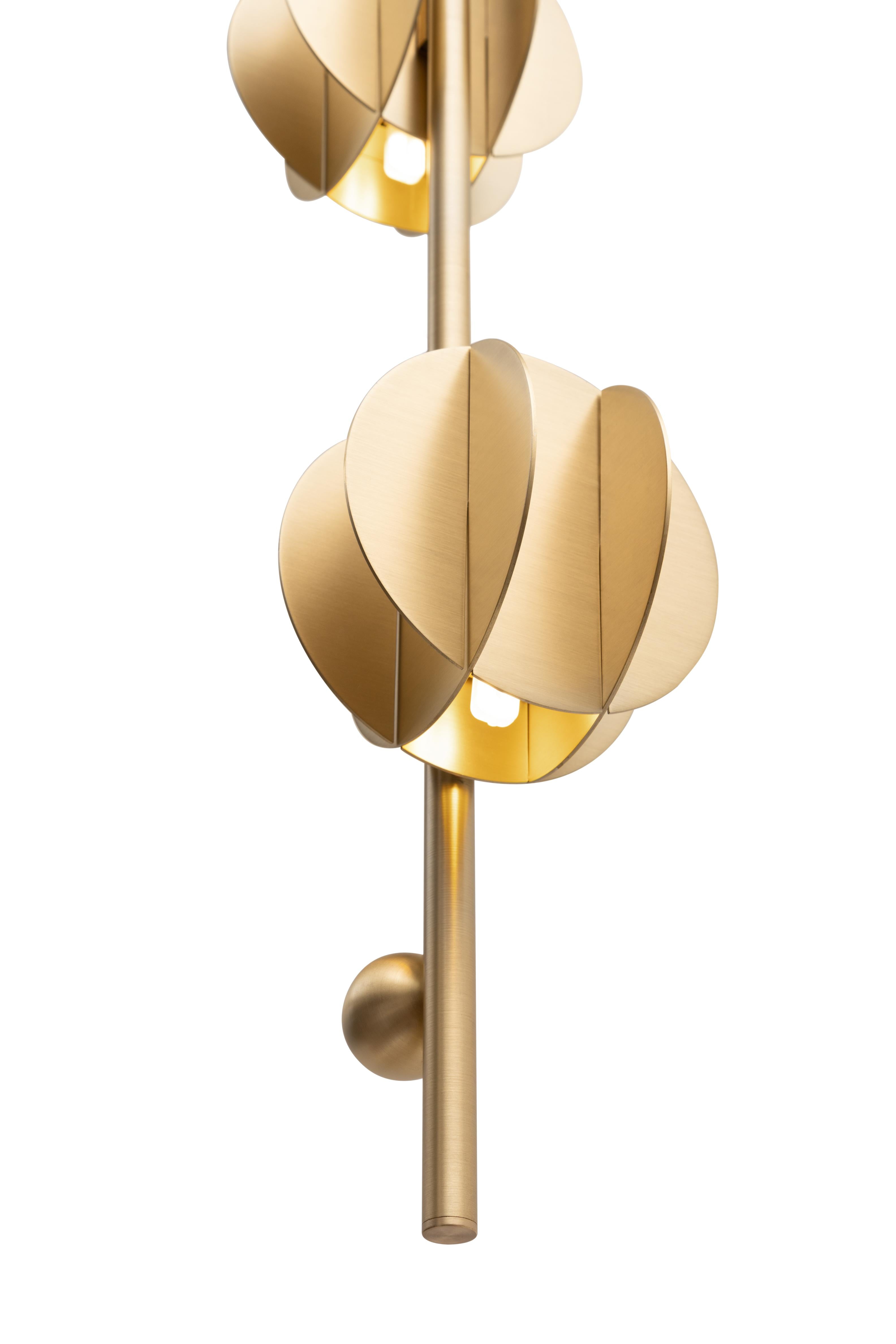 Hanging Lamp EL VERTICAL Brass