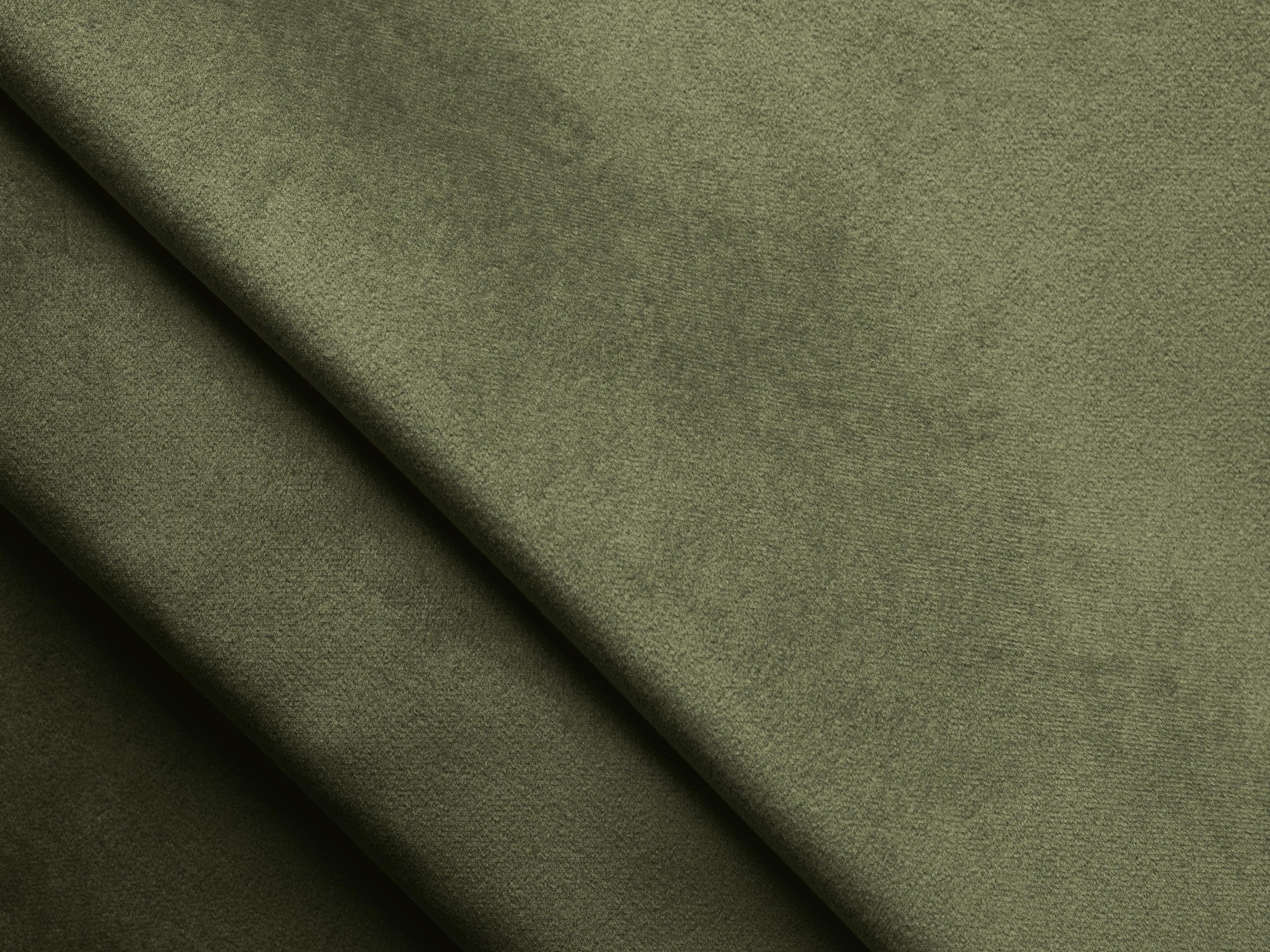 Velvet Chair ERIKA in Olive with Beech Base