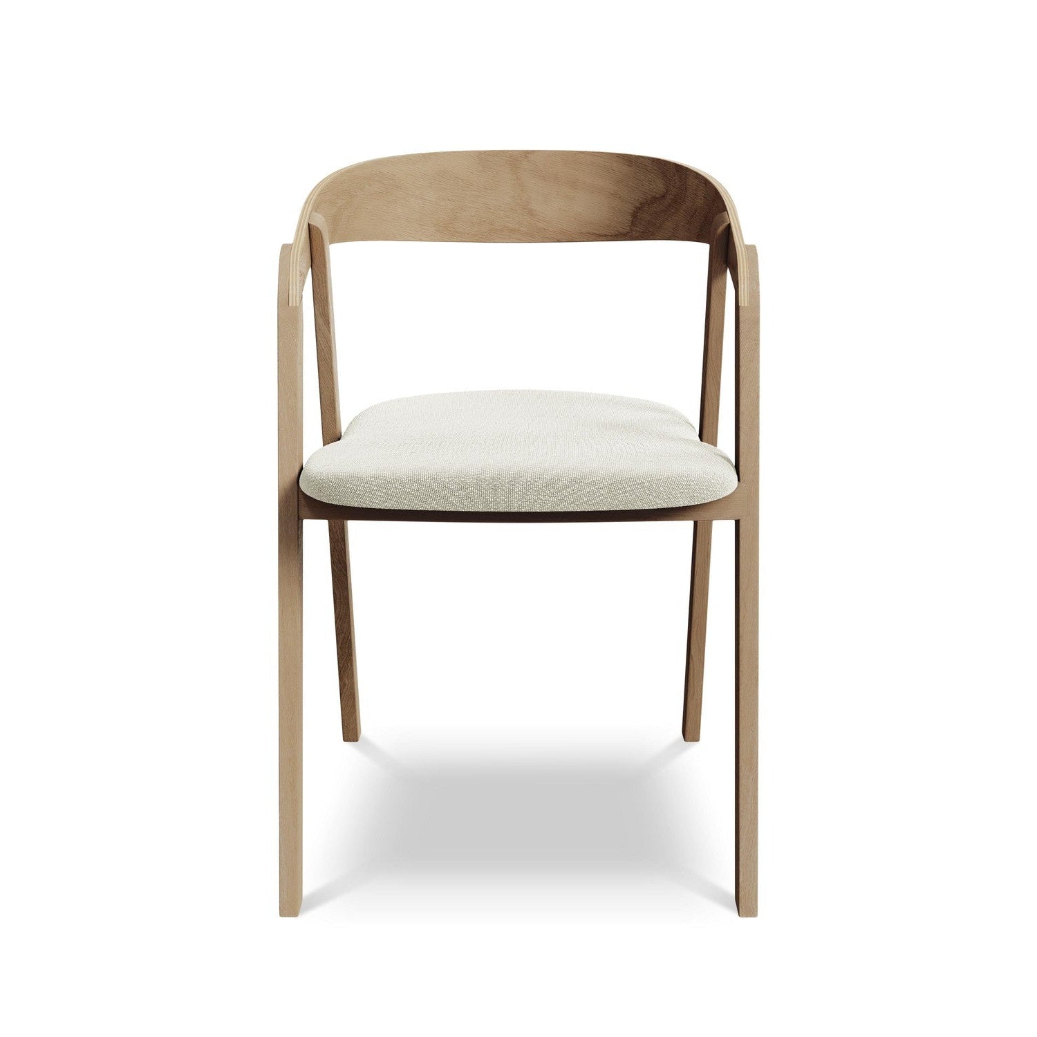 ERIKA chair in sandy boucle with beech base