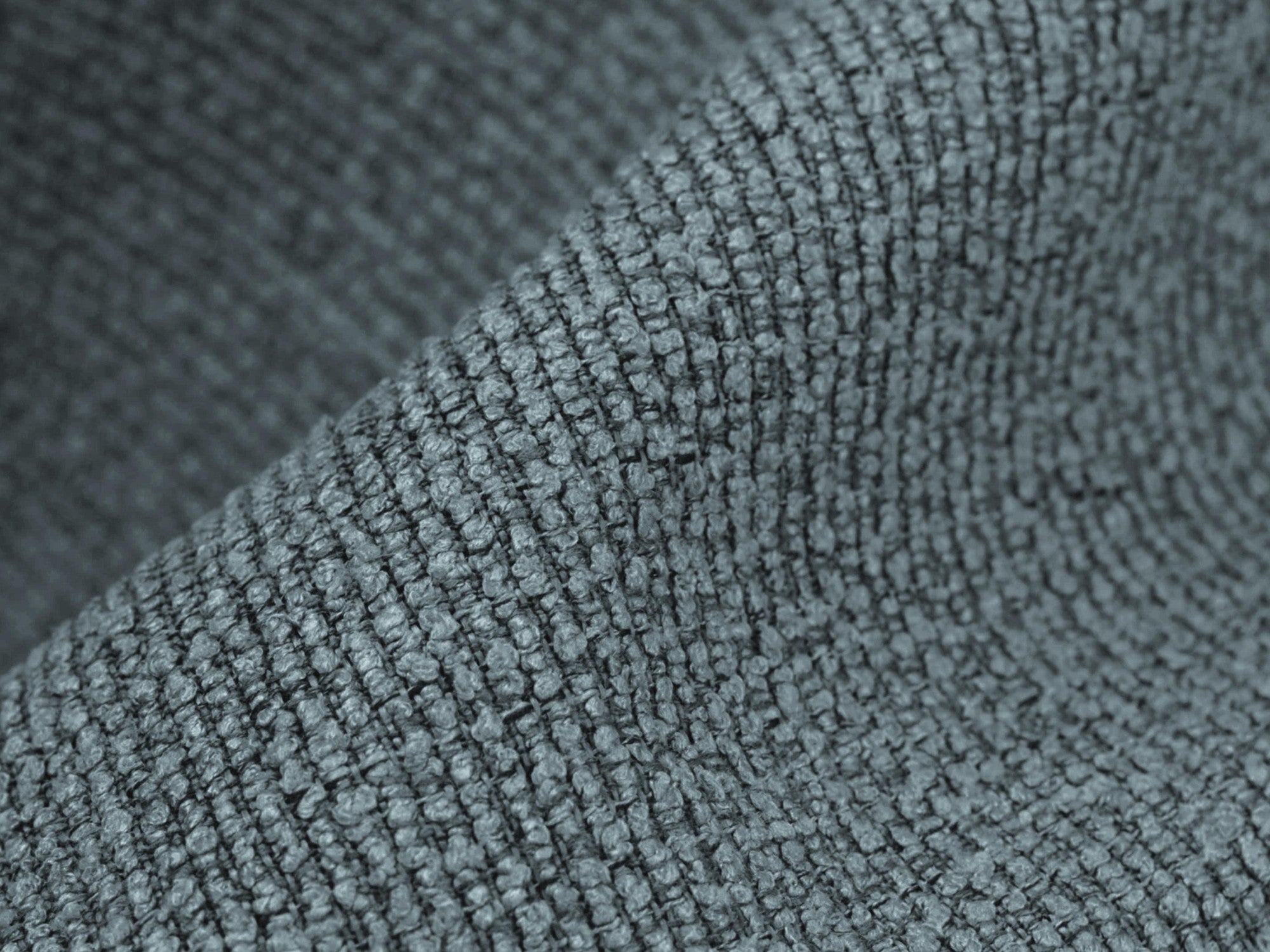 ERIKA Chair in Denim Blue Boucle with Beech Base