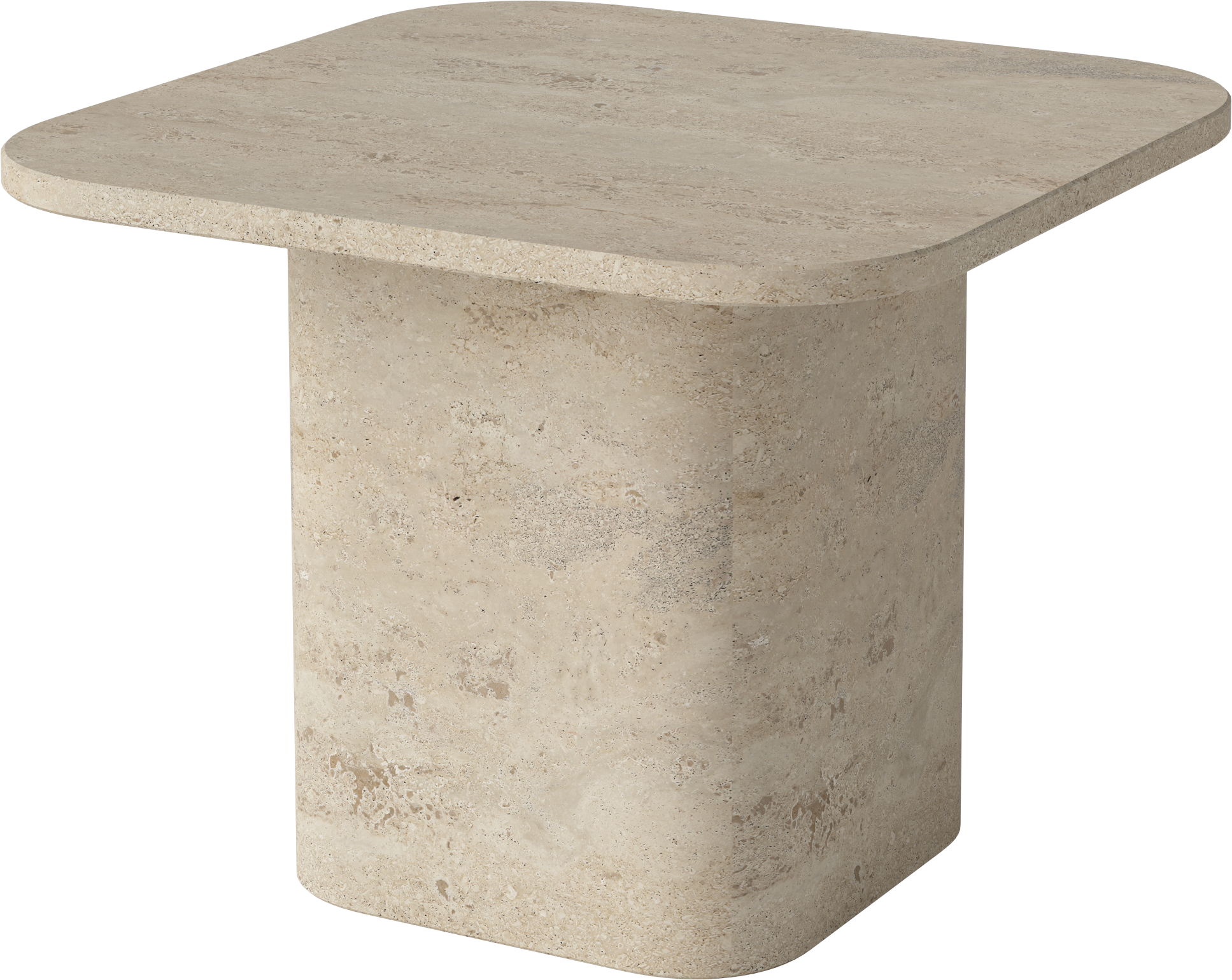 Side table Eida Sandsowy travertine