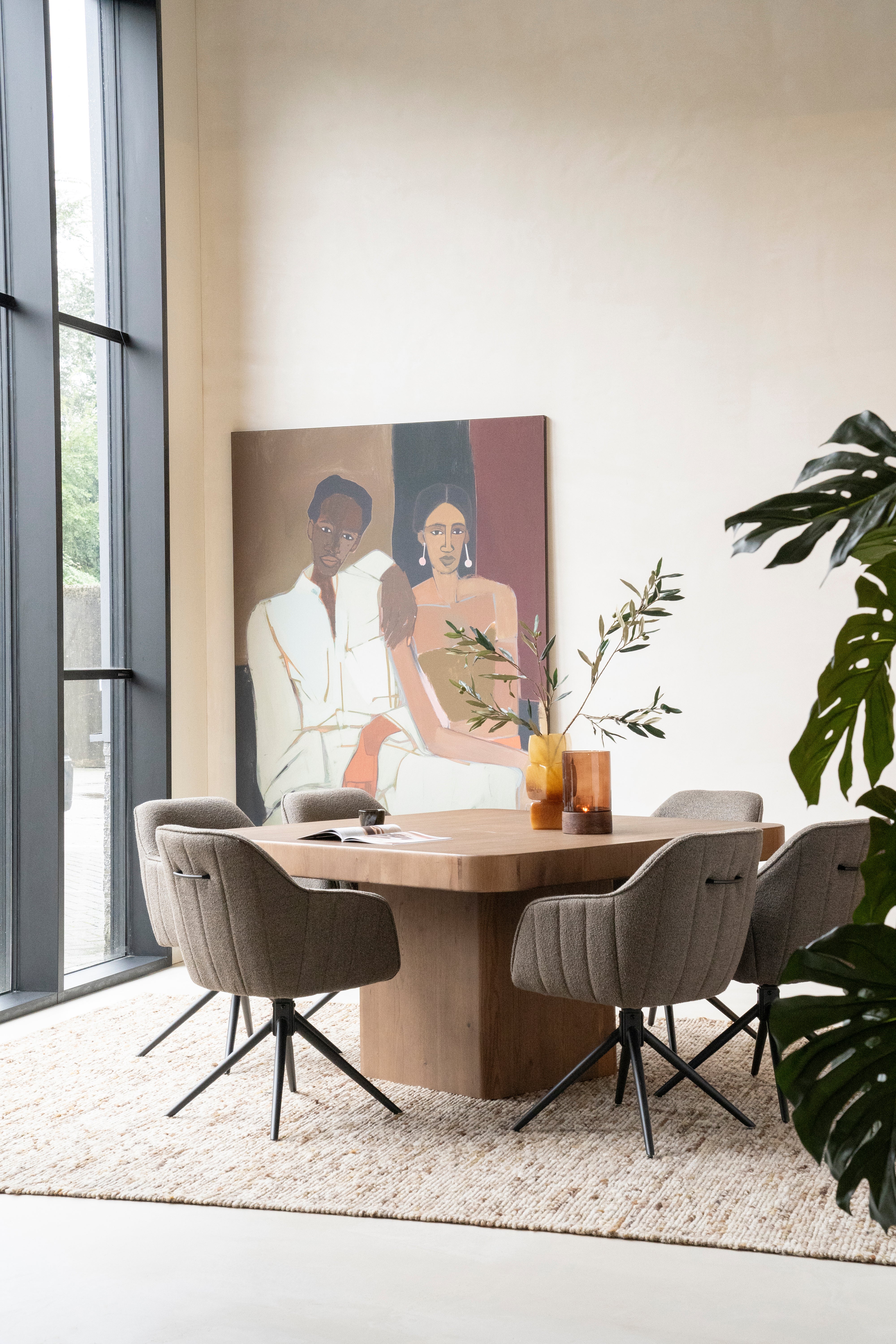 Stół HARMONY ciemne drewno dębowe