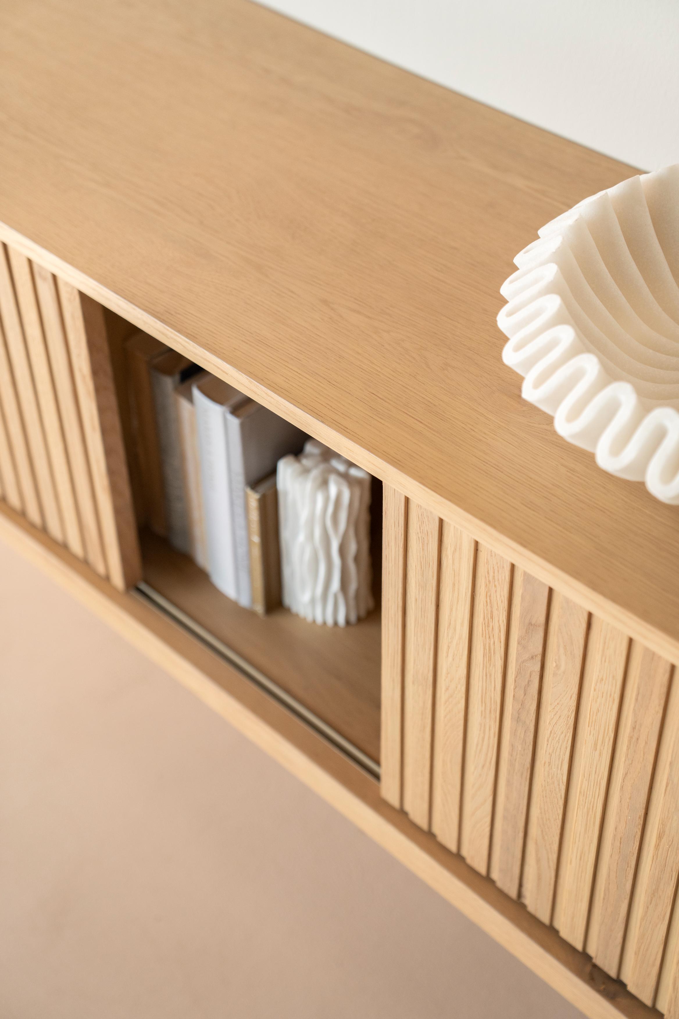 Szafka RTV MILO drewno dębowe