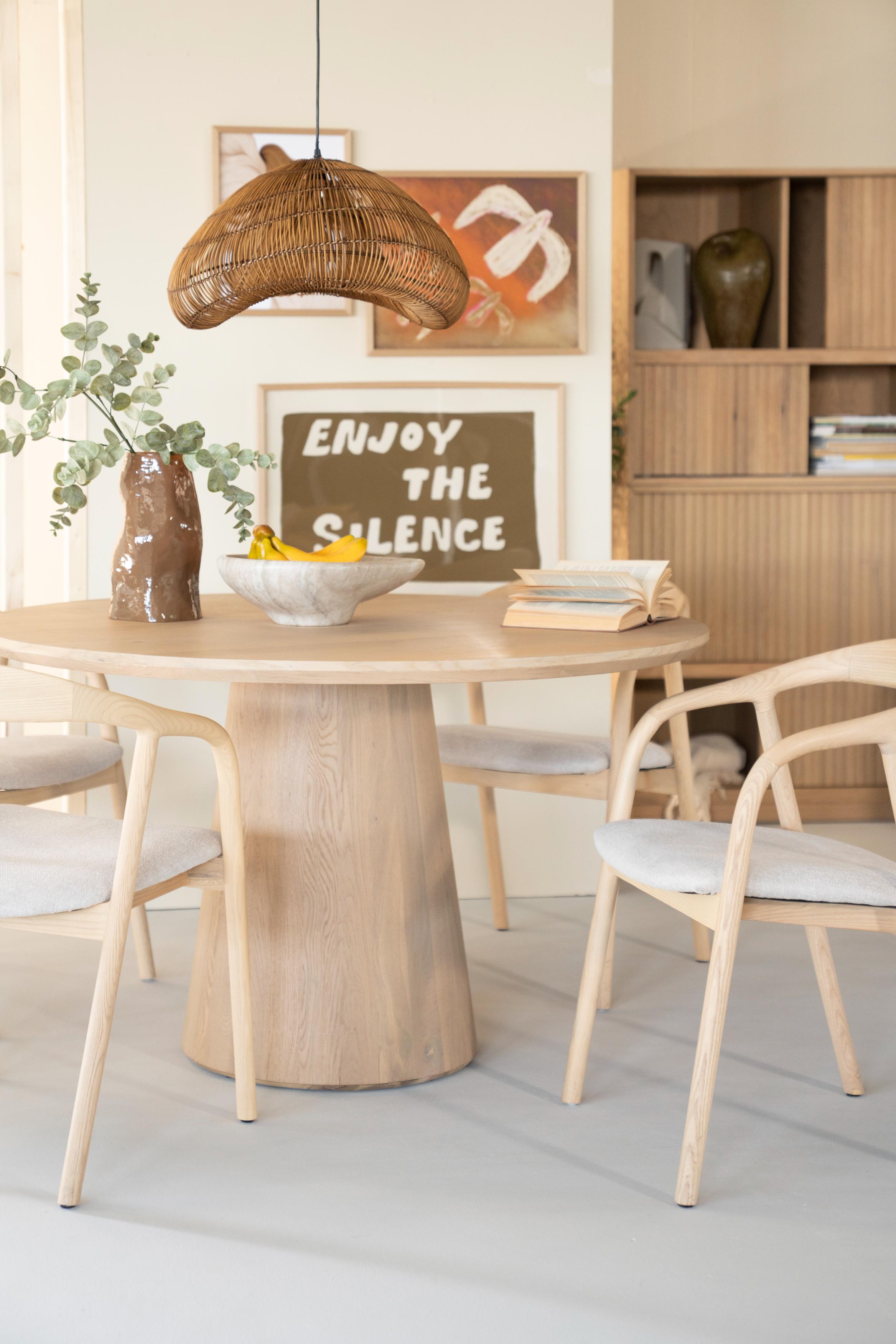 Stół okrągły NOLA fornir dębowy