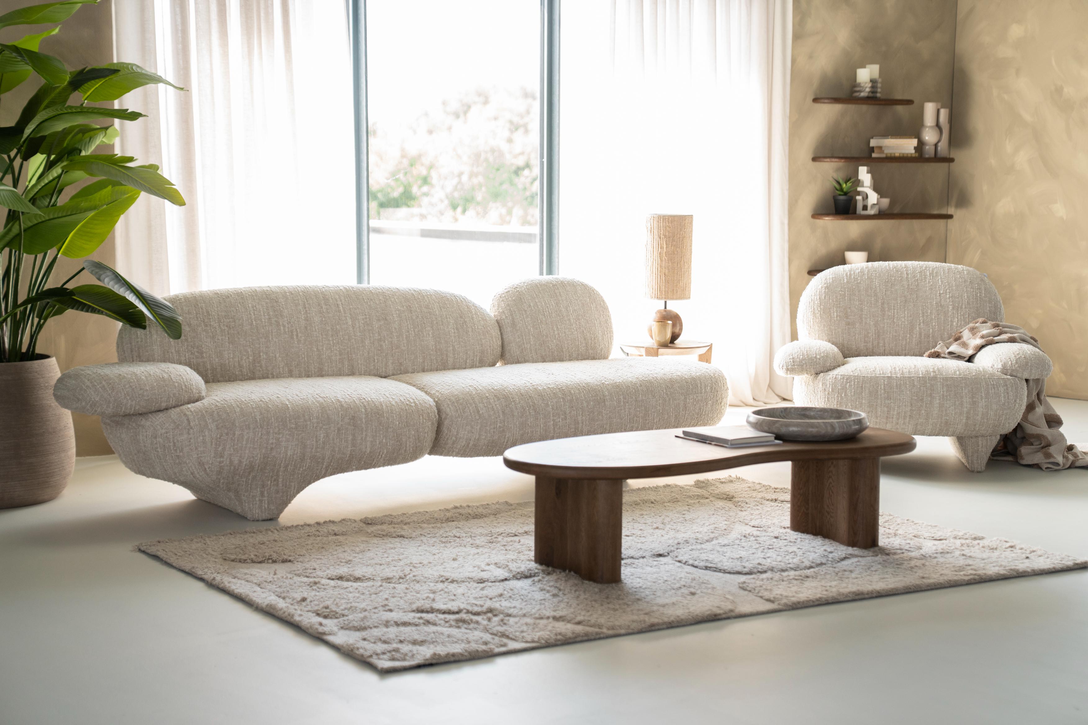 JAYDEN Beige Armchair