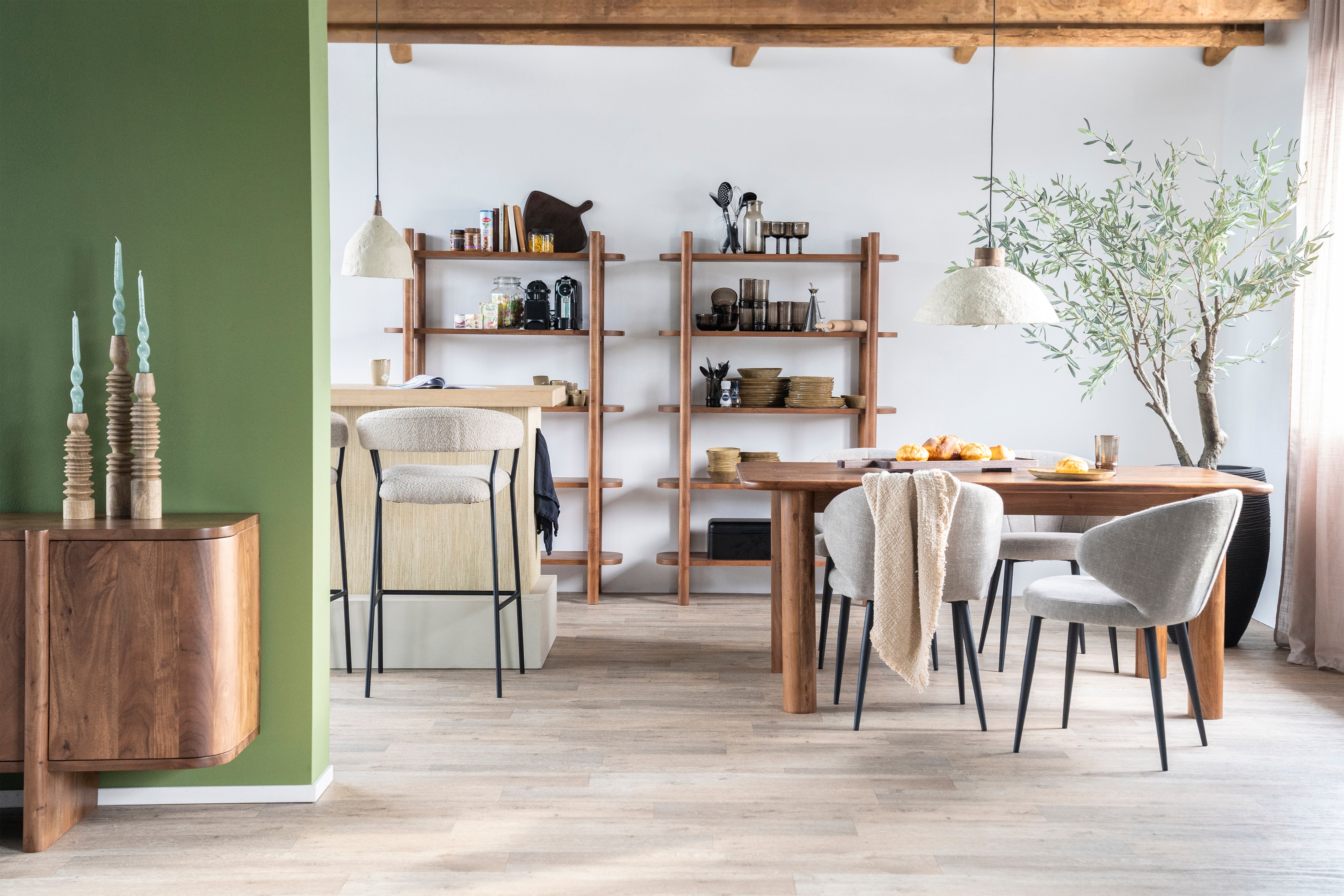 Stolik kawowy JULIAN drewno akacjowe