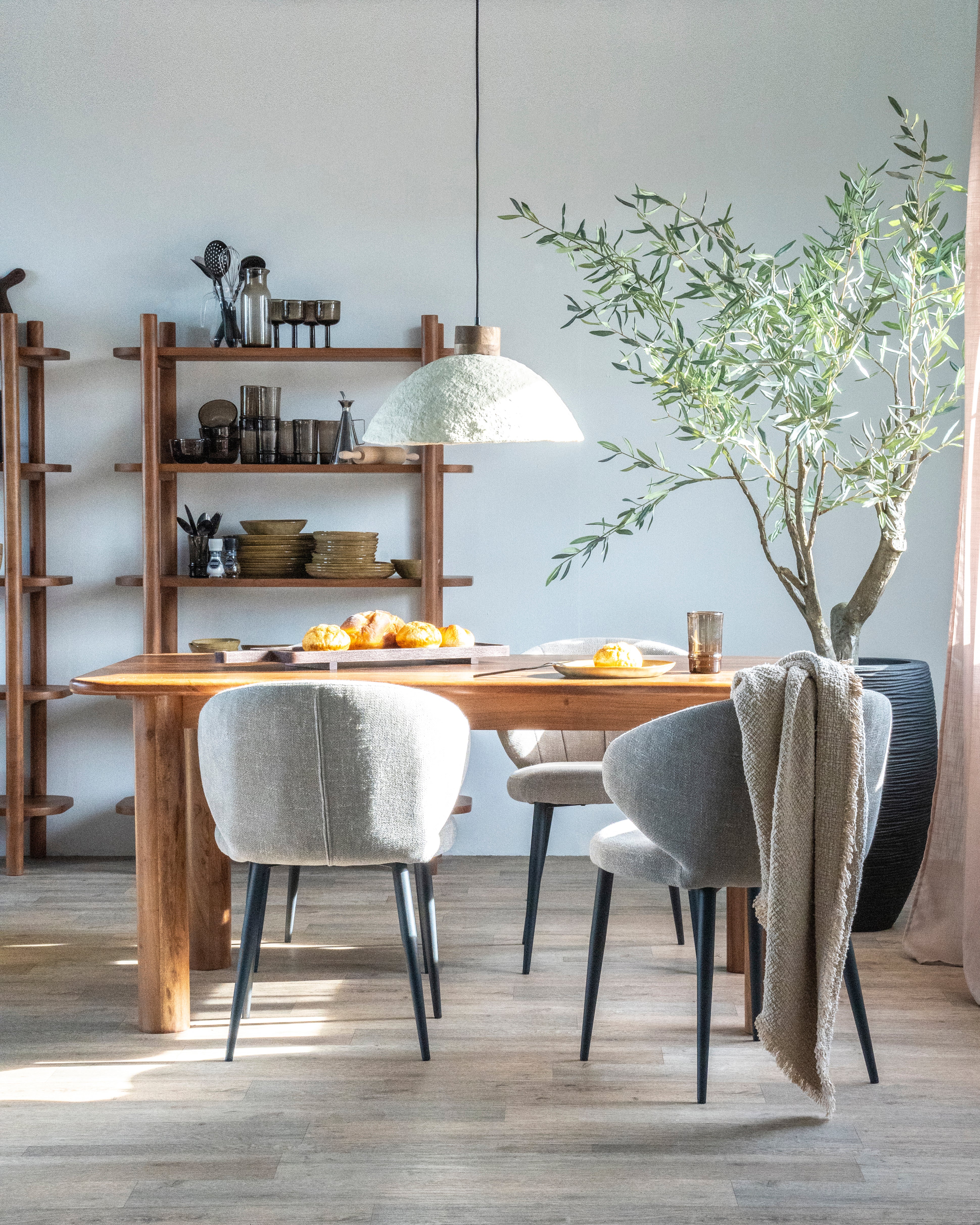 JULIAN Shelf acacia wood