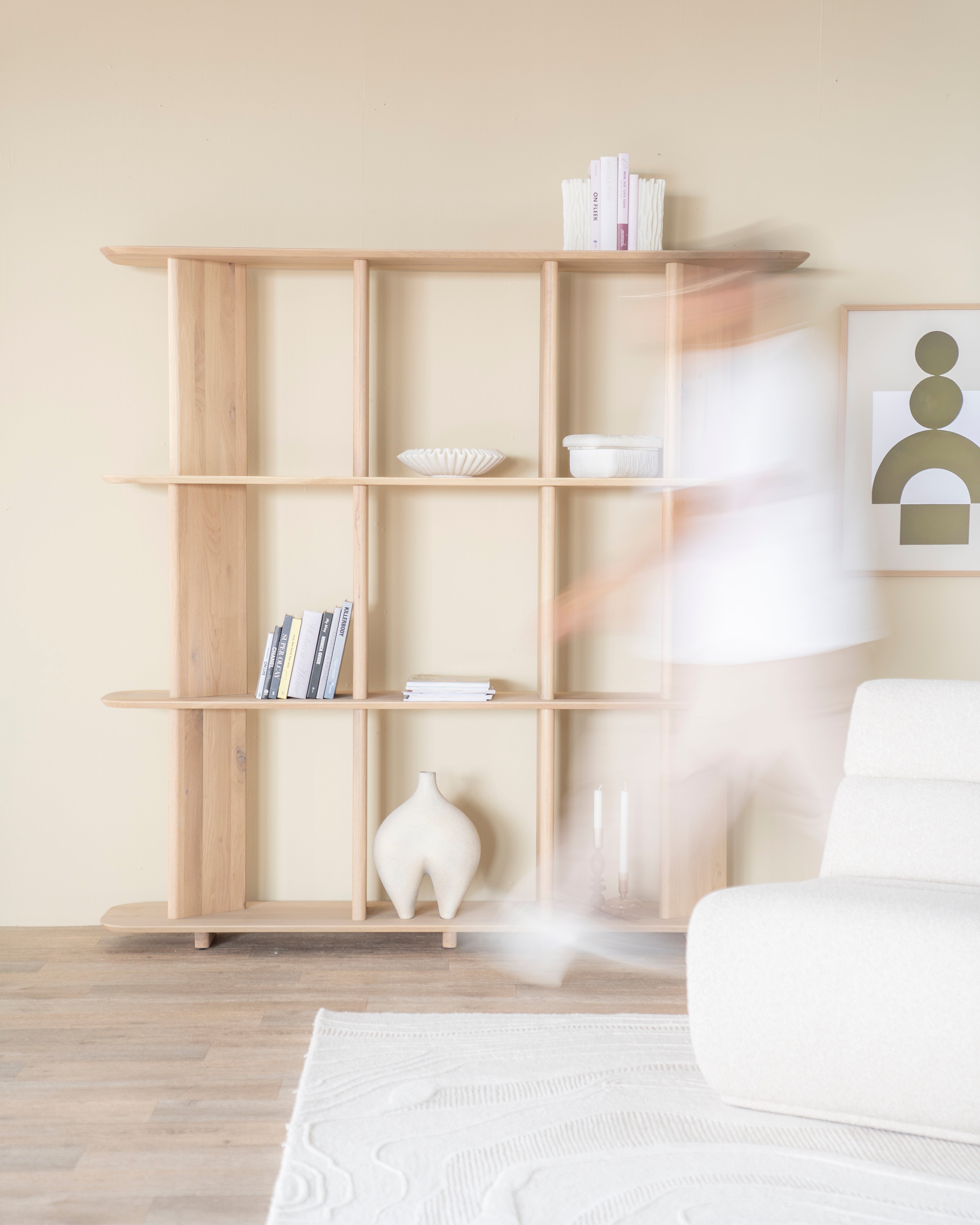 Regał TY drewno dębowe