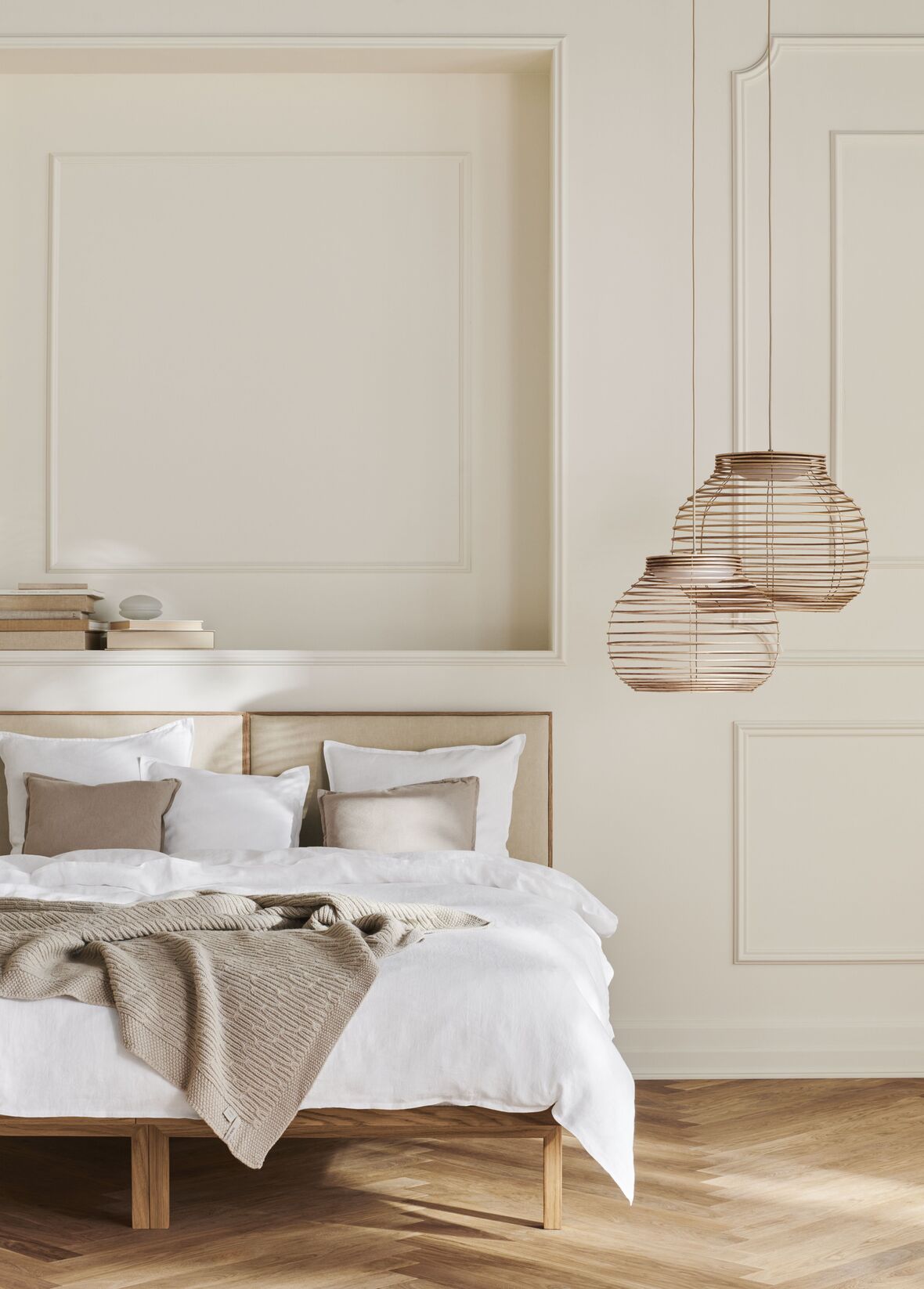 Plover beige bedspread