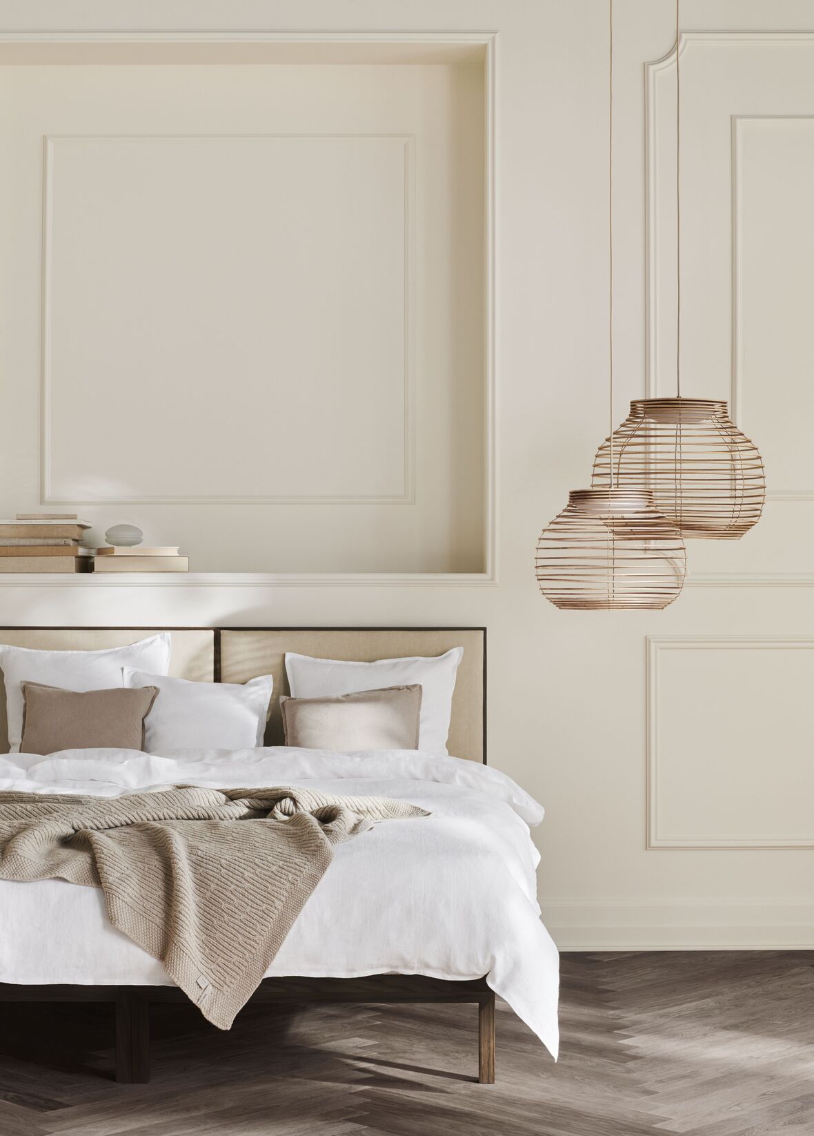 Závěsné svítidlo ANELLI dubová dýha