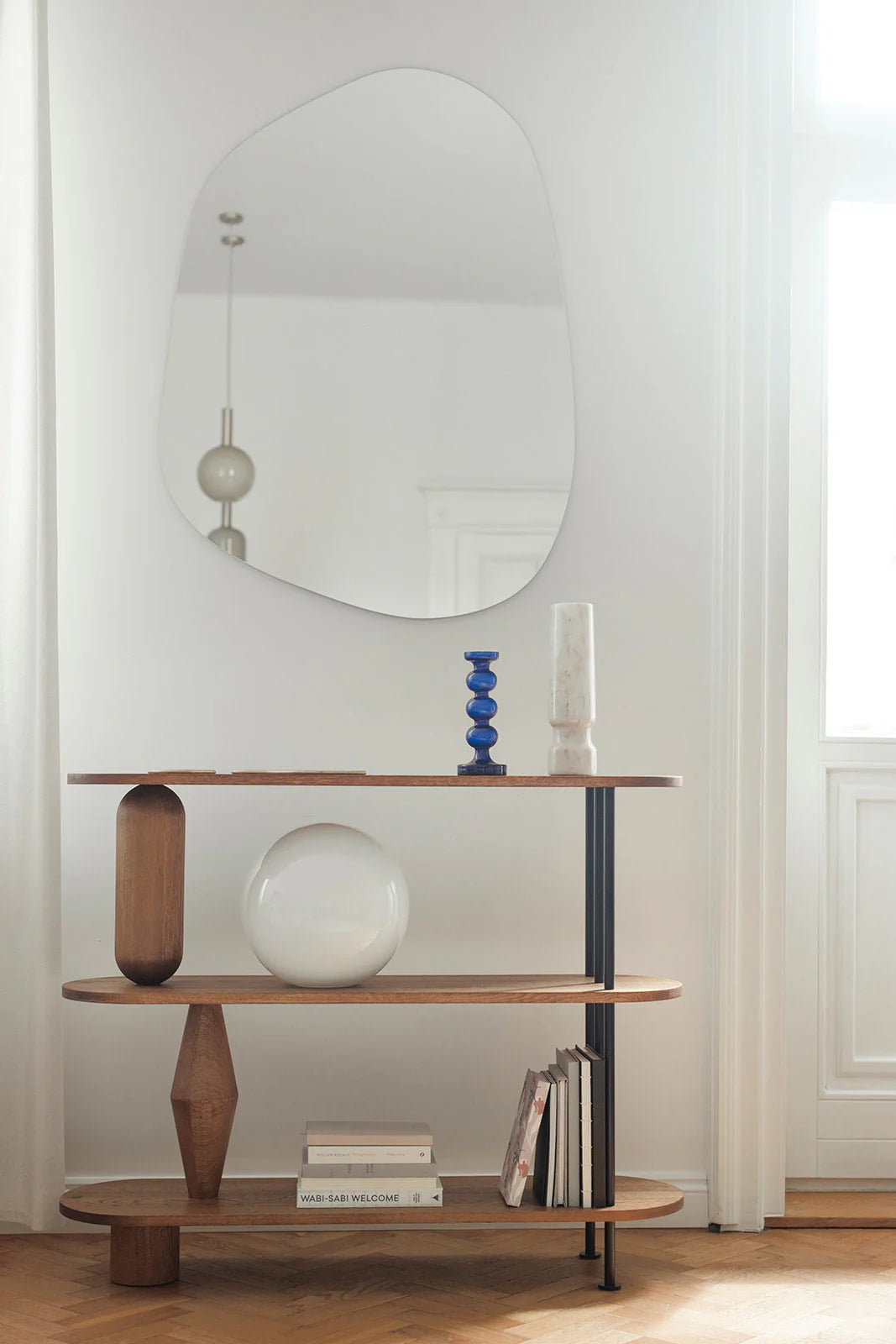 Regál VAZOO bělené dubové dřevo