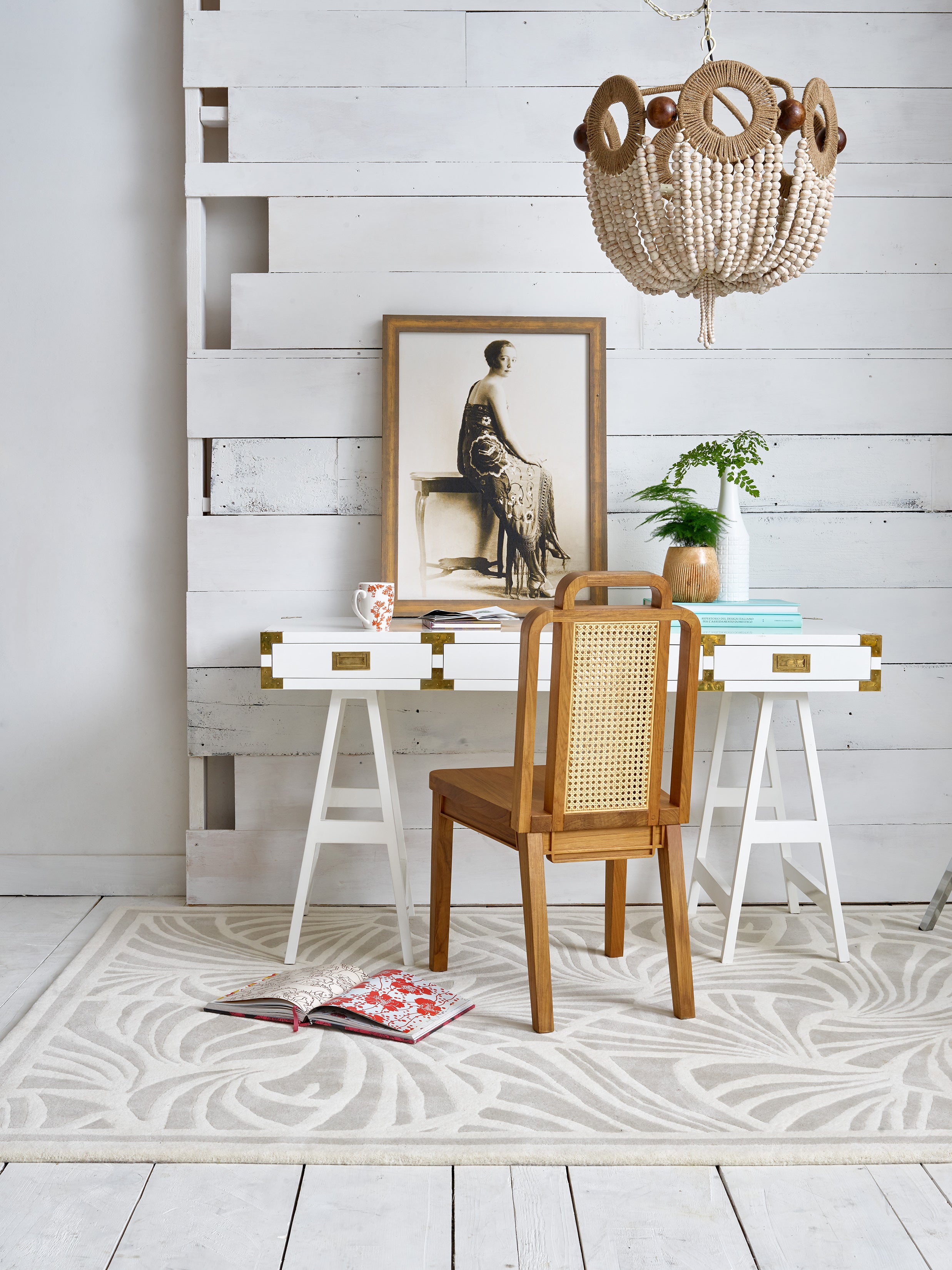 Dywan JAPANESE FANS beżowy