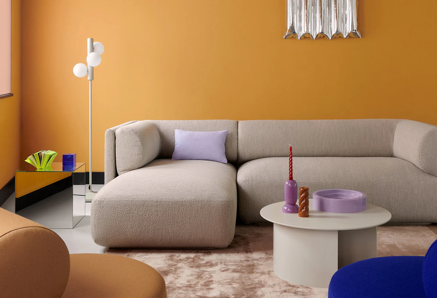 KAKTEE Chrome Floor Lamp