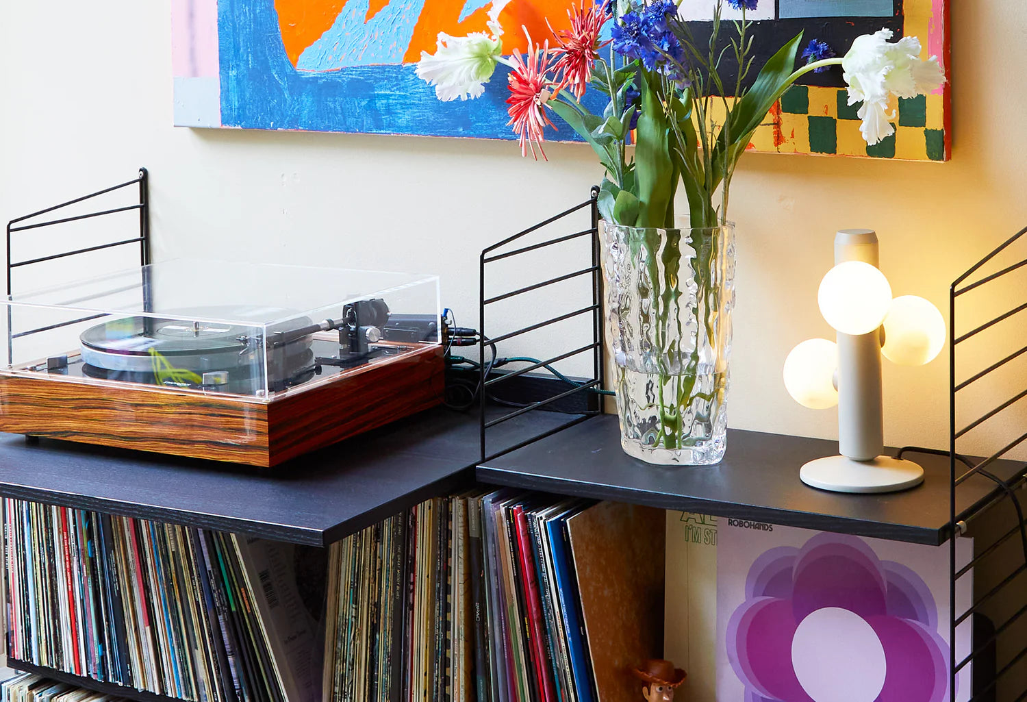 Lampa stołowa KAKTEE beżowy