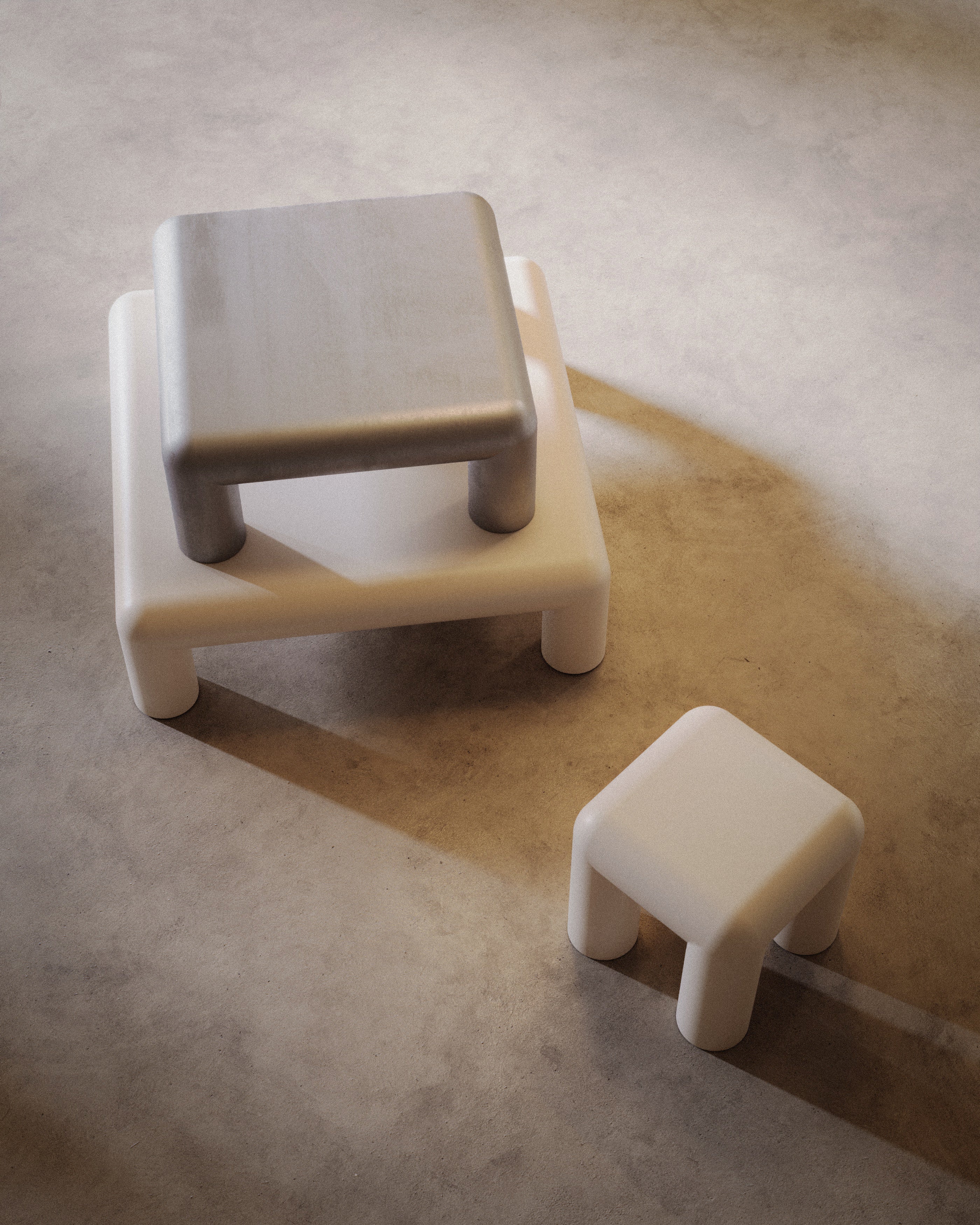 CUBIO Aluminum Coffee Table