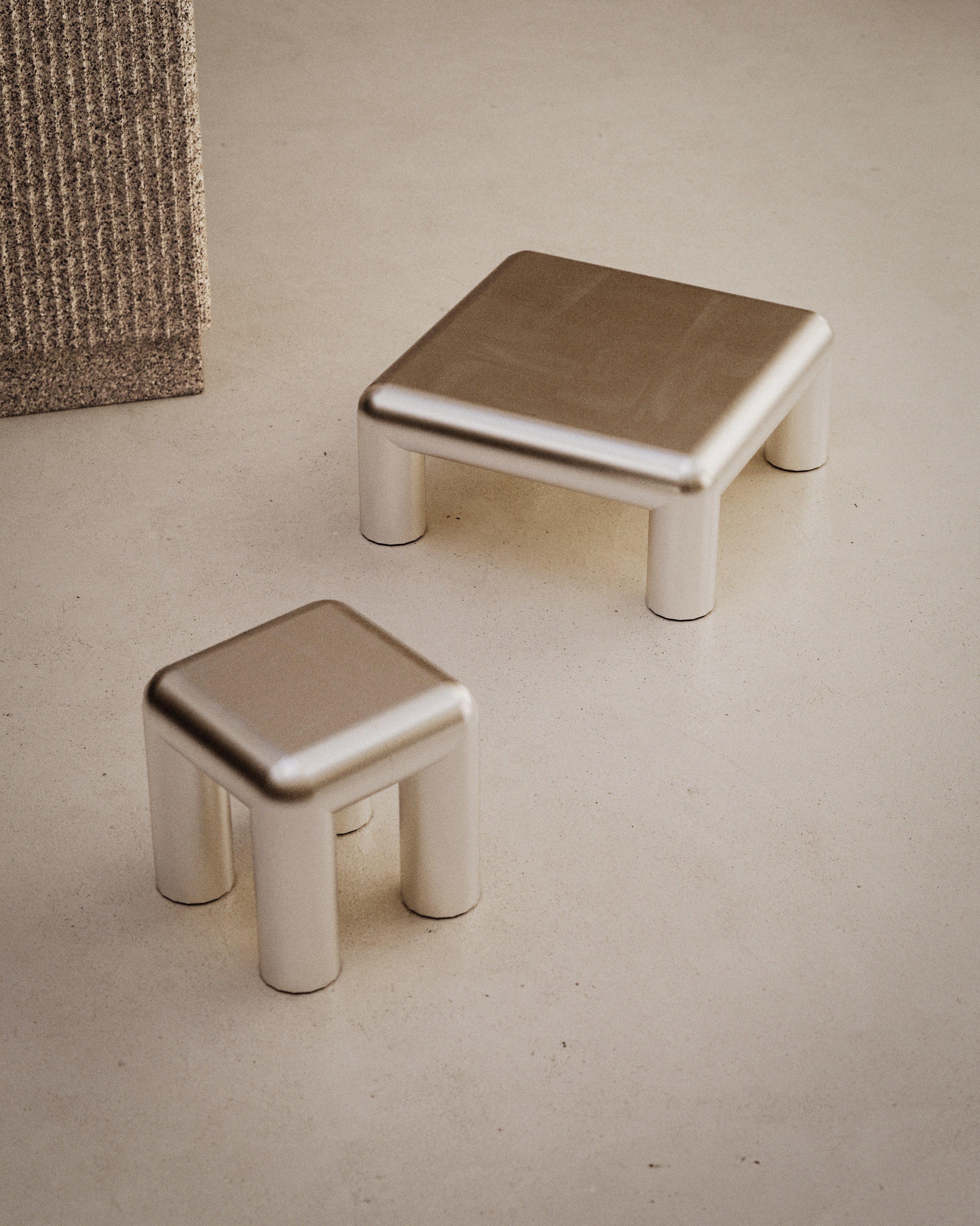 CUBIO Aluminum Coffee Table