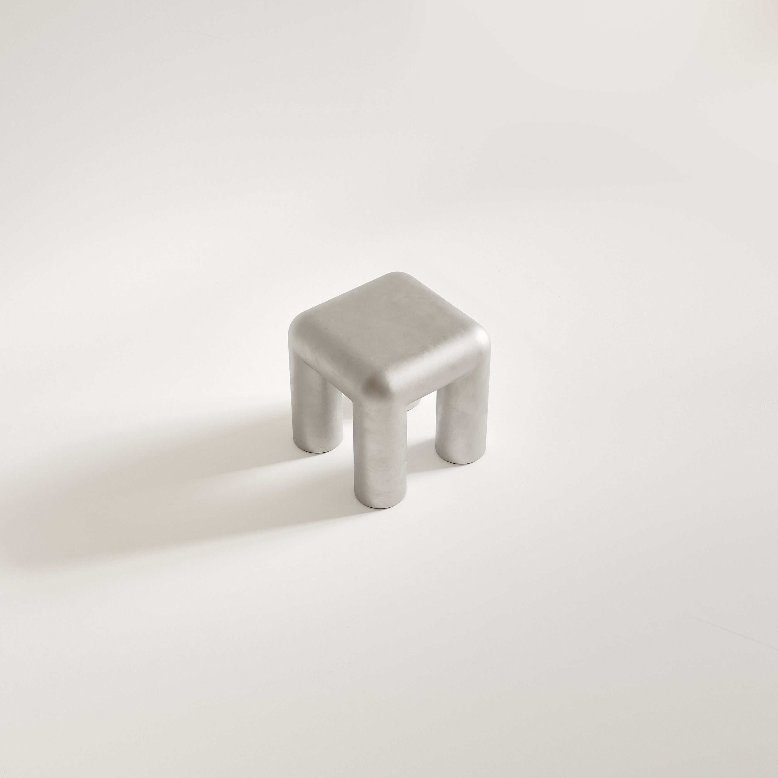 CUBIO Aluminum Side Table