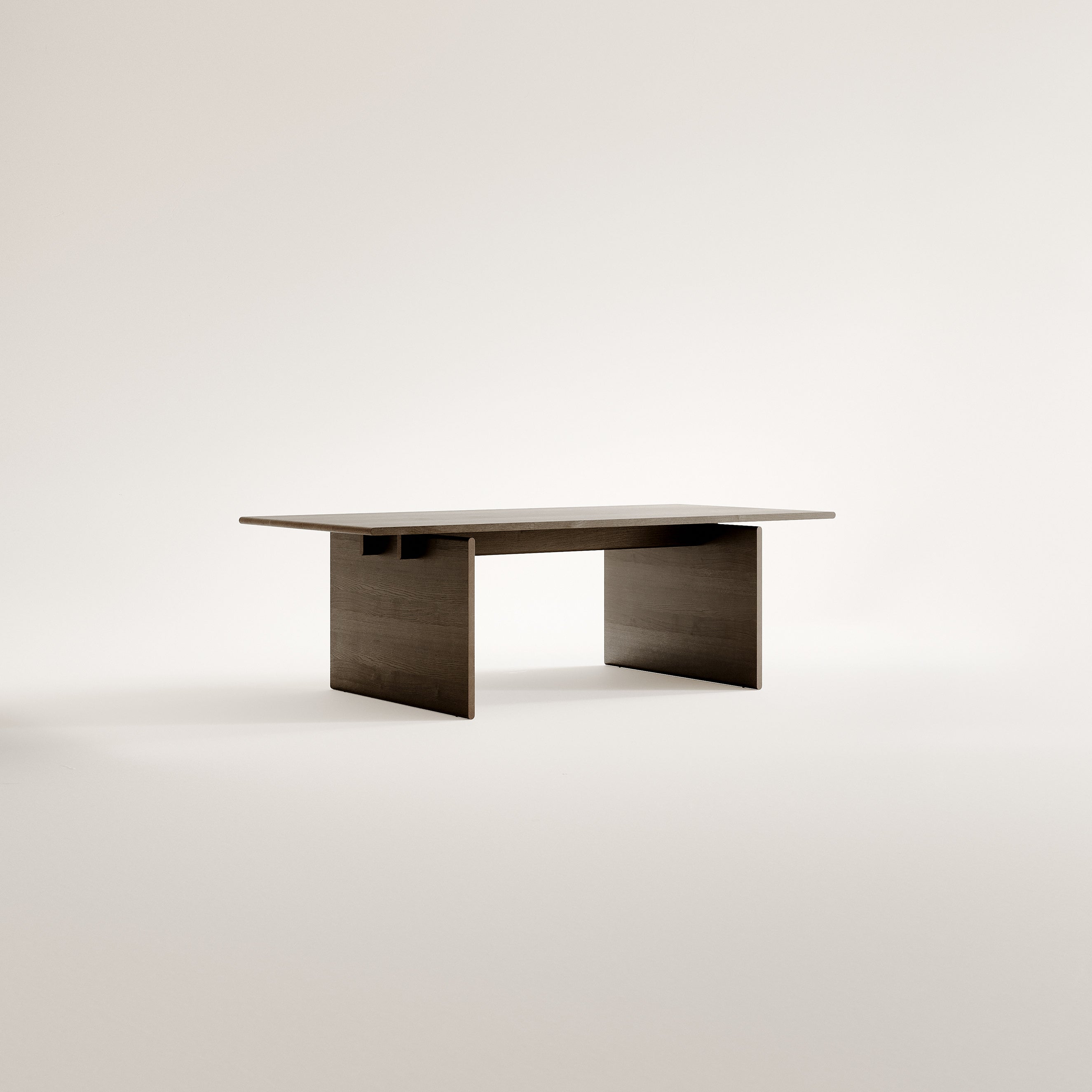 NOMEN oak veneer table