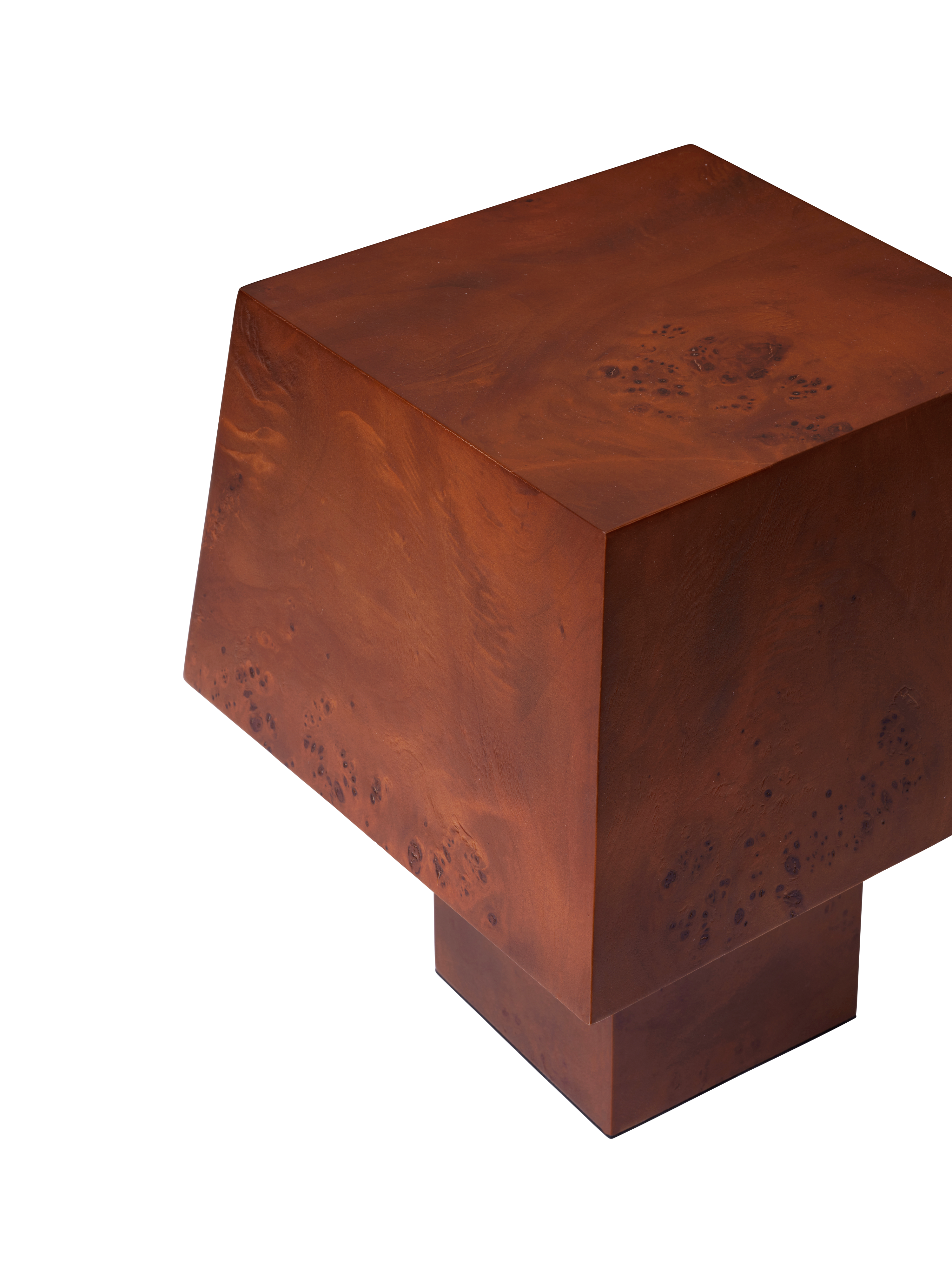 Lampa stołowa BURL ciemnobrązowy fornir