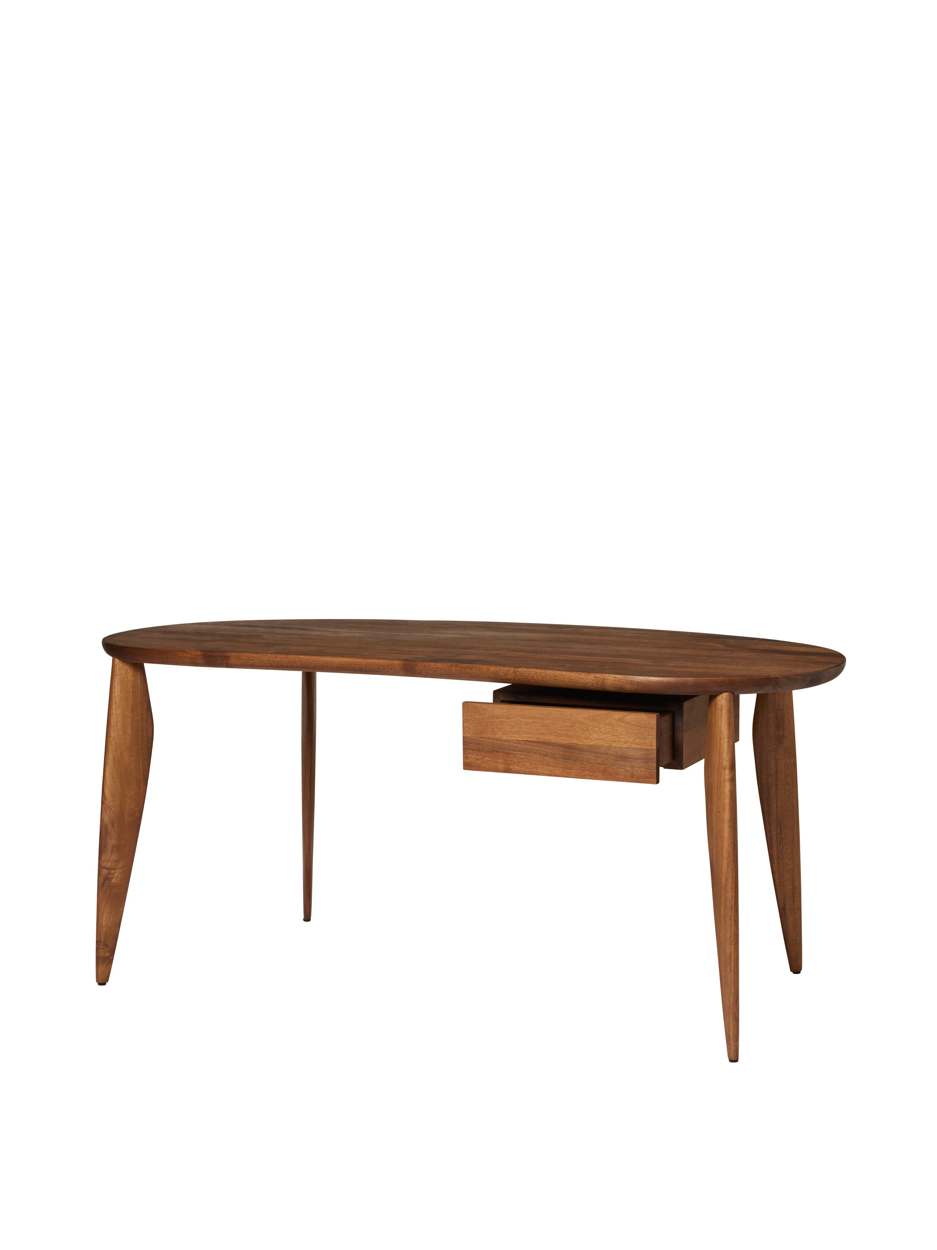 Psací stůl se zásuvkou FEVE ořechové dřevo