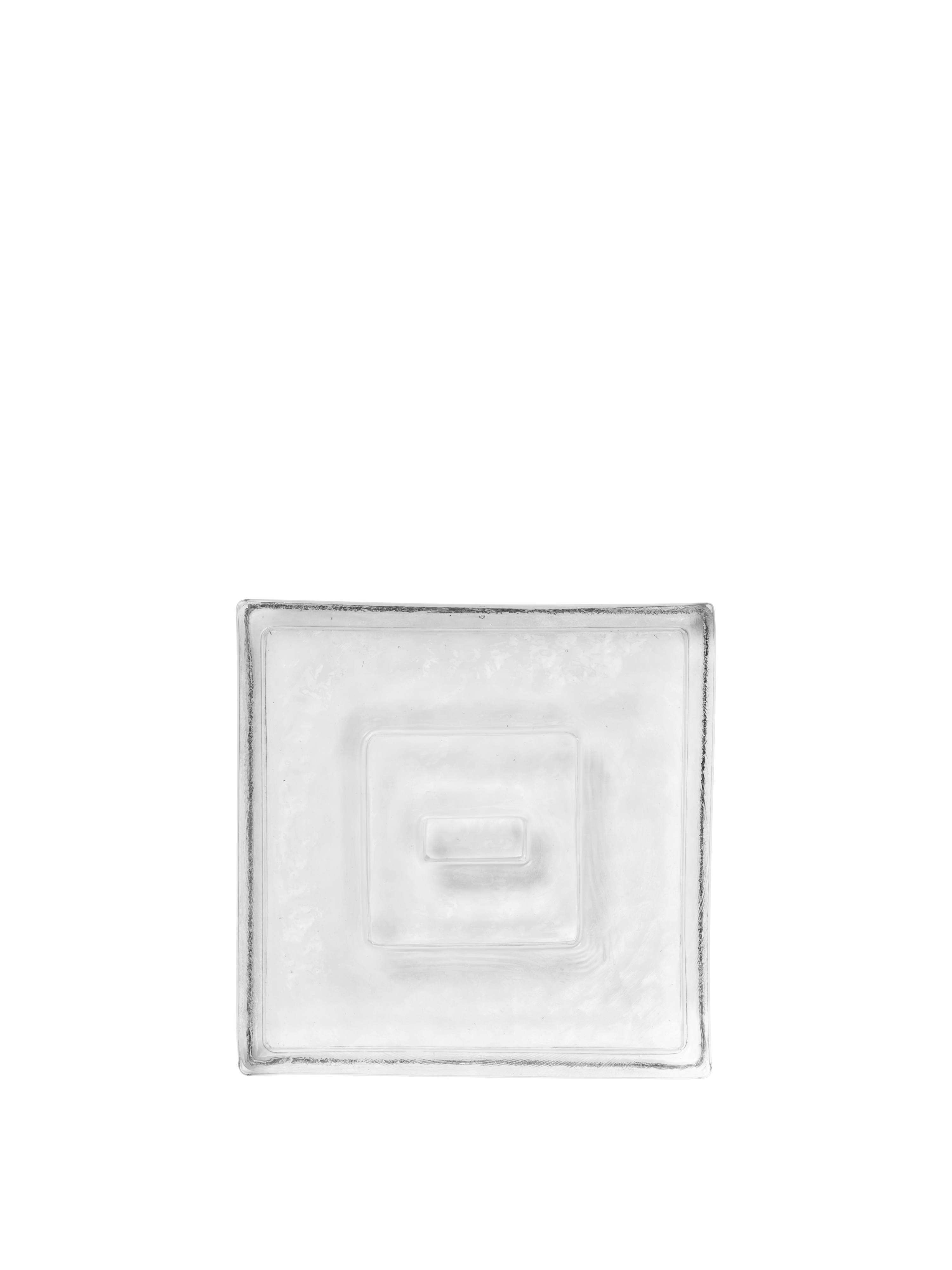 Świecznik kwadratowy GRADIA szkło