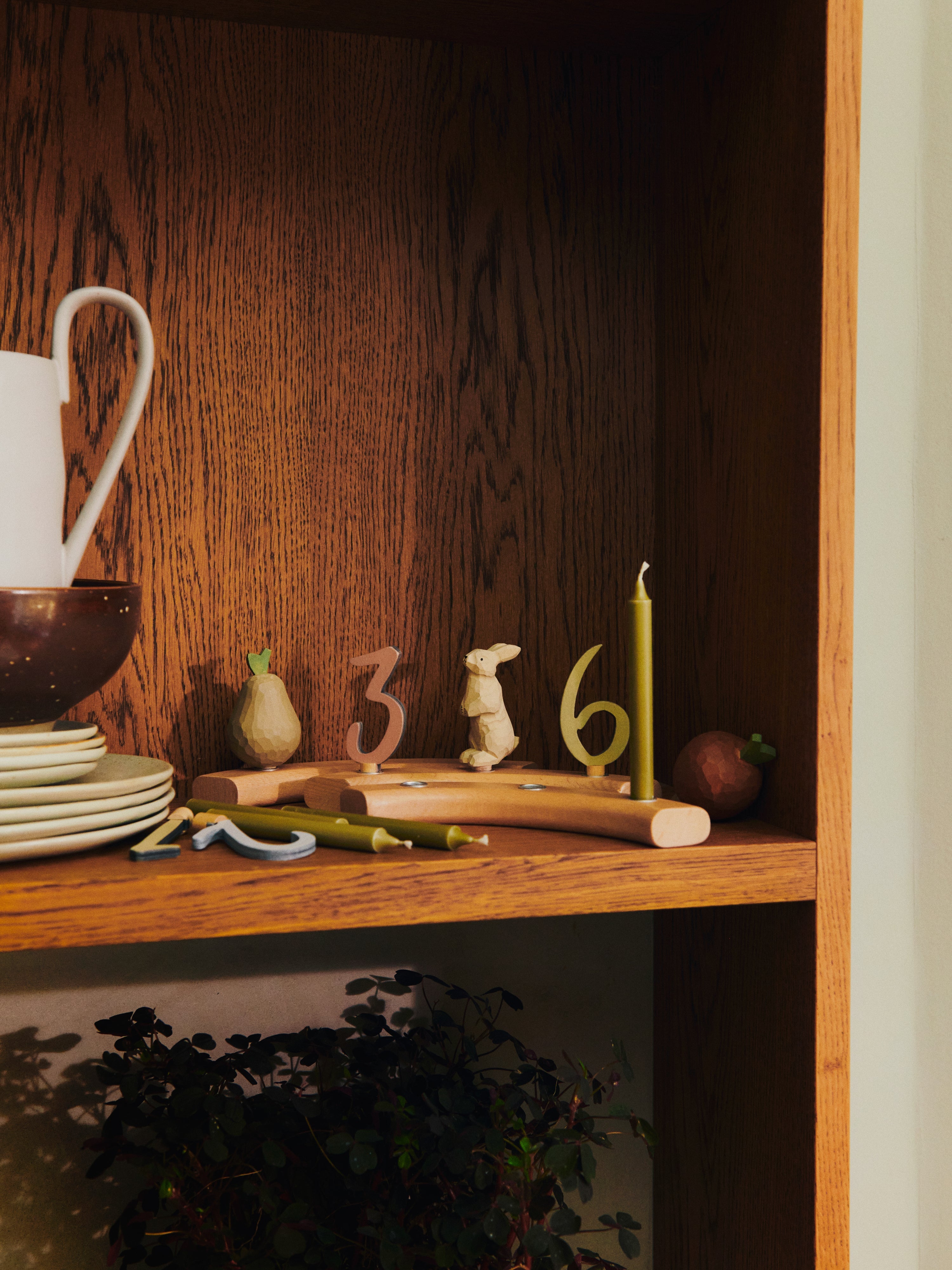 Svícen LOOPI růžový