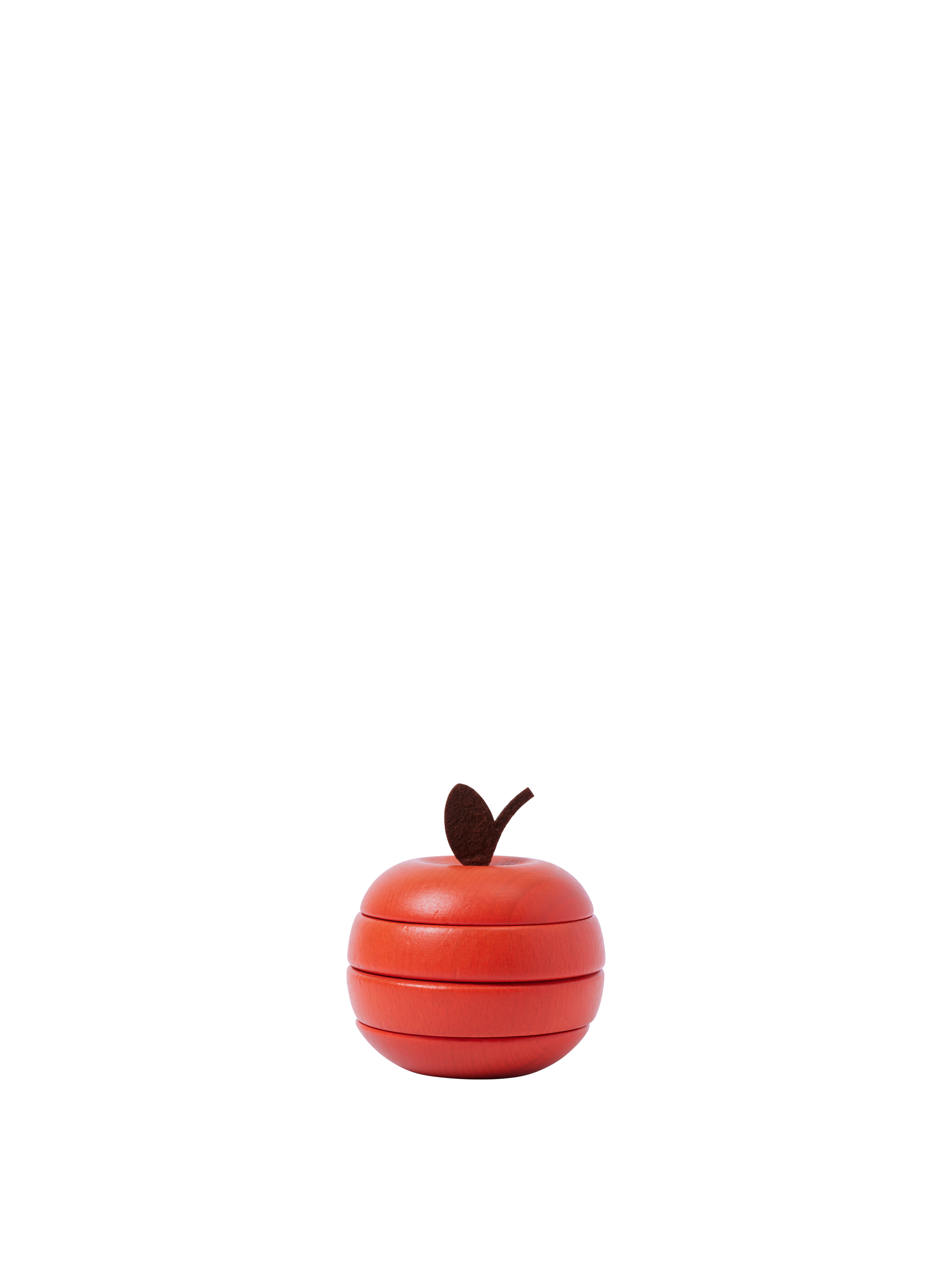 Sada hraček pro děti STAVĚJÍCÍ JABLKO A HRUŠKA bukové dřevo