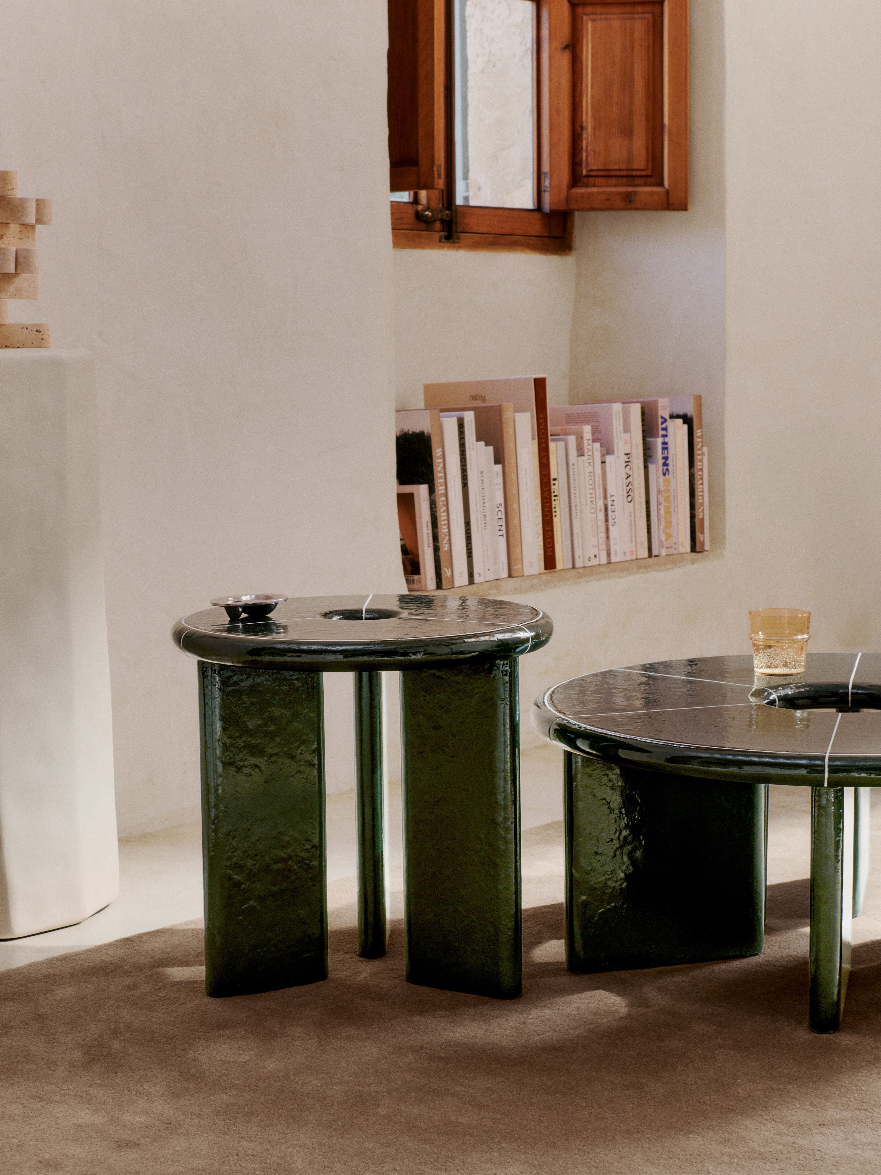 DEYA Dark Green Side Table