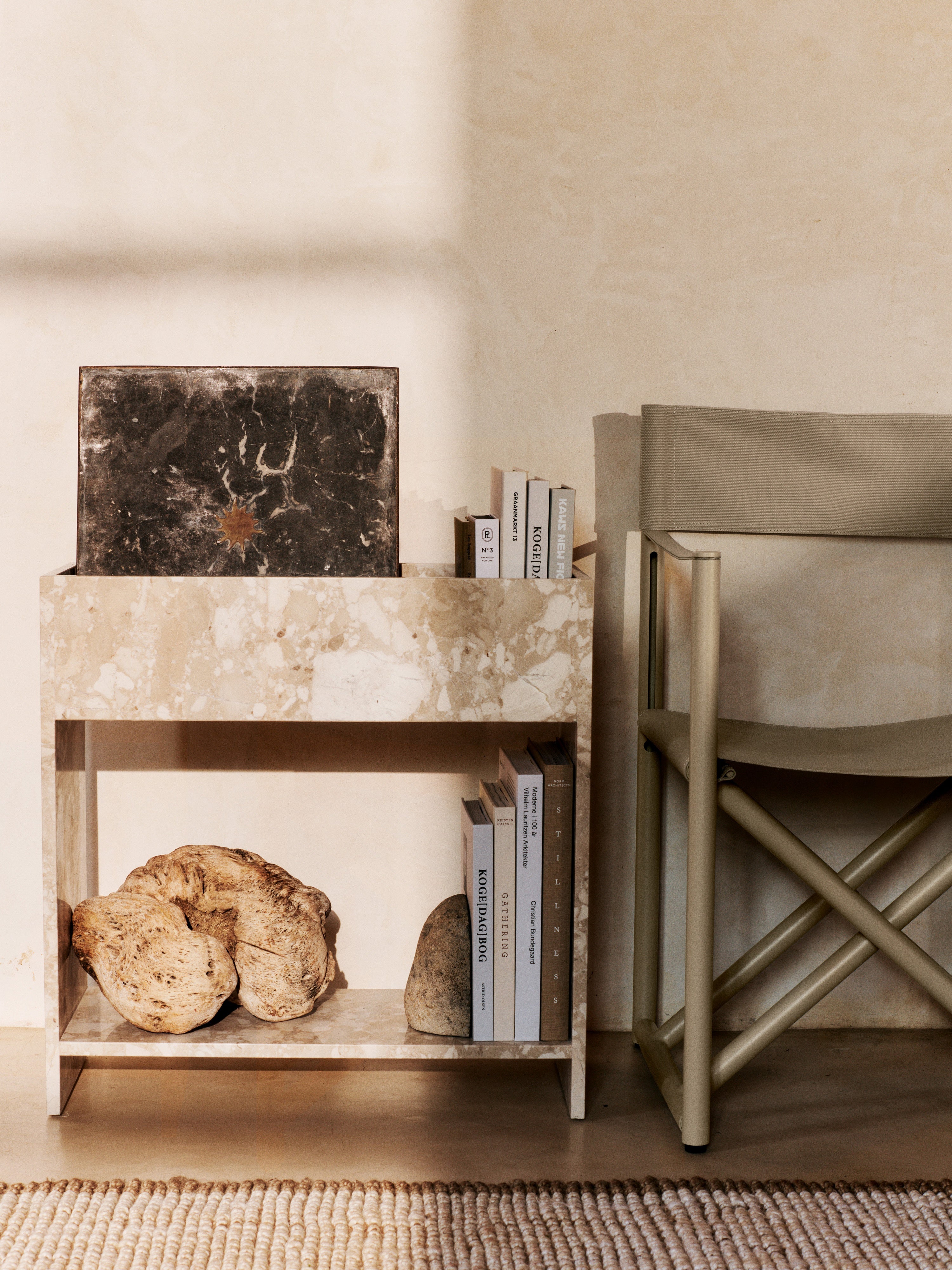 Voya Folding Chair Beige