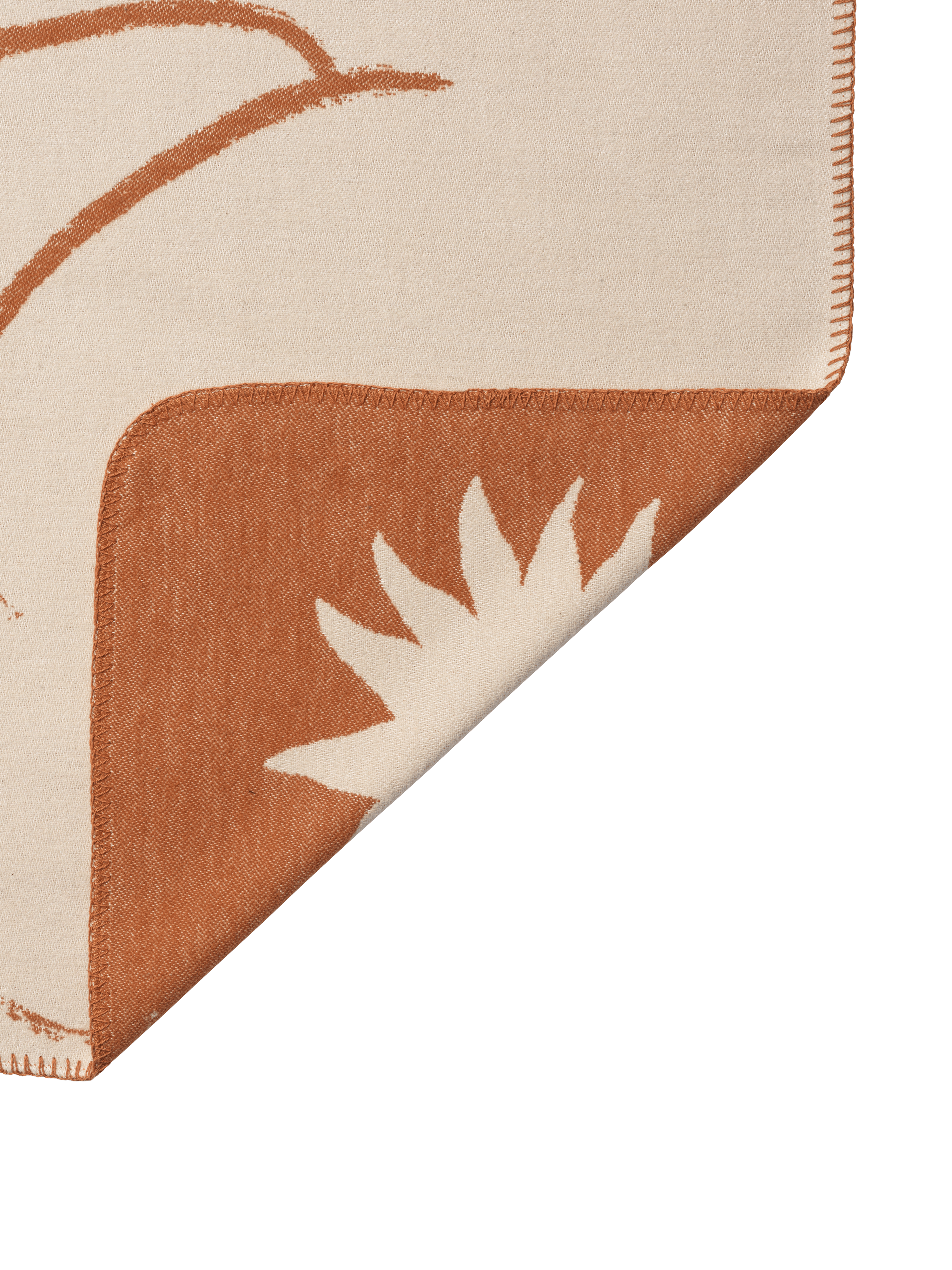 Dětská deka SKYE cihlová s béžovou