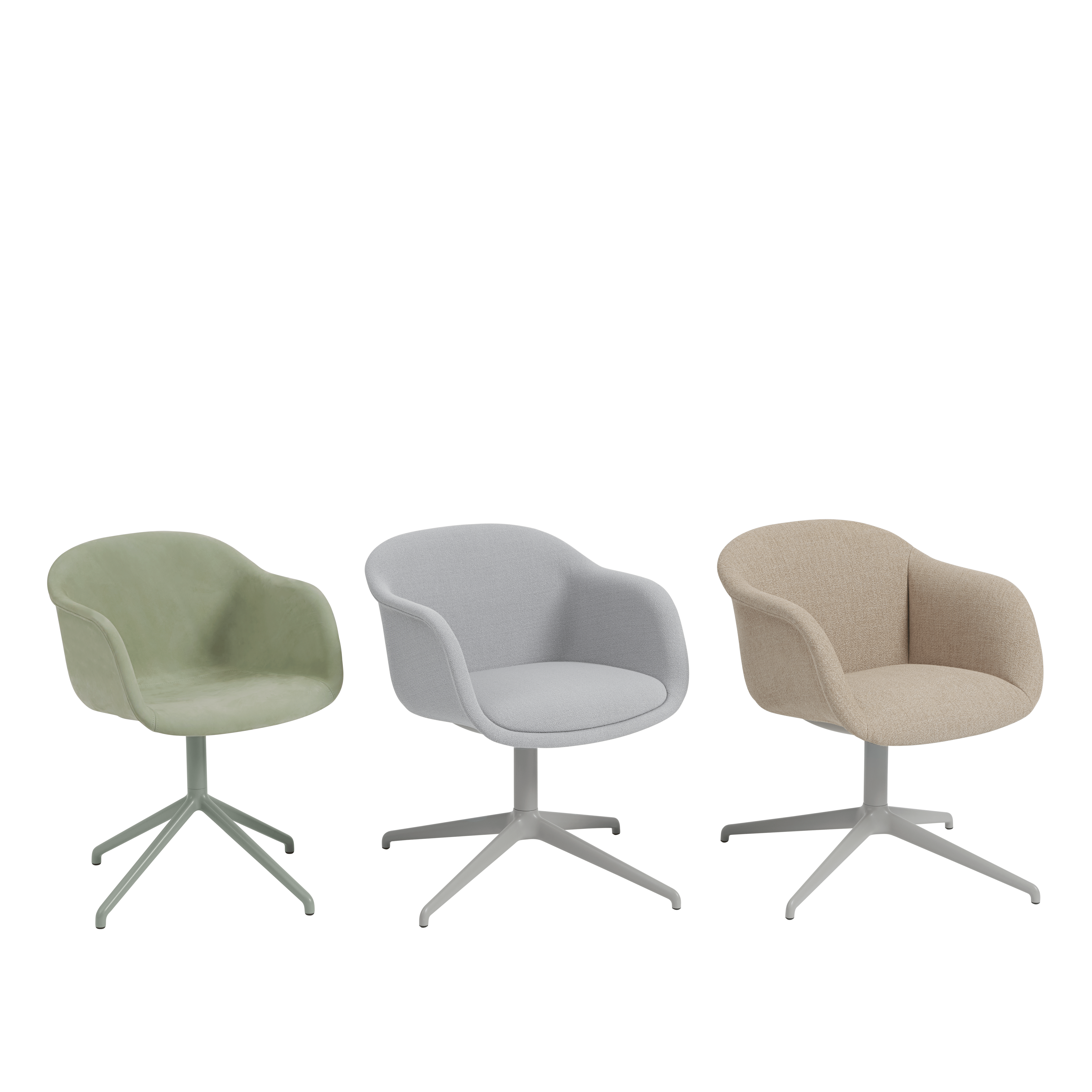 FIBER CONFERENCE Armchair with Armrests - Customizable