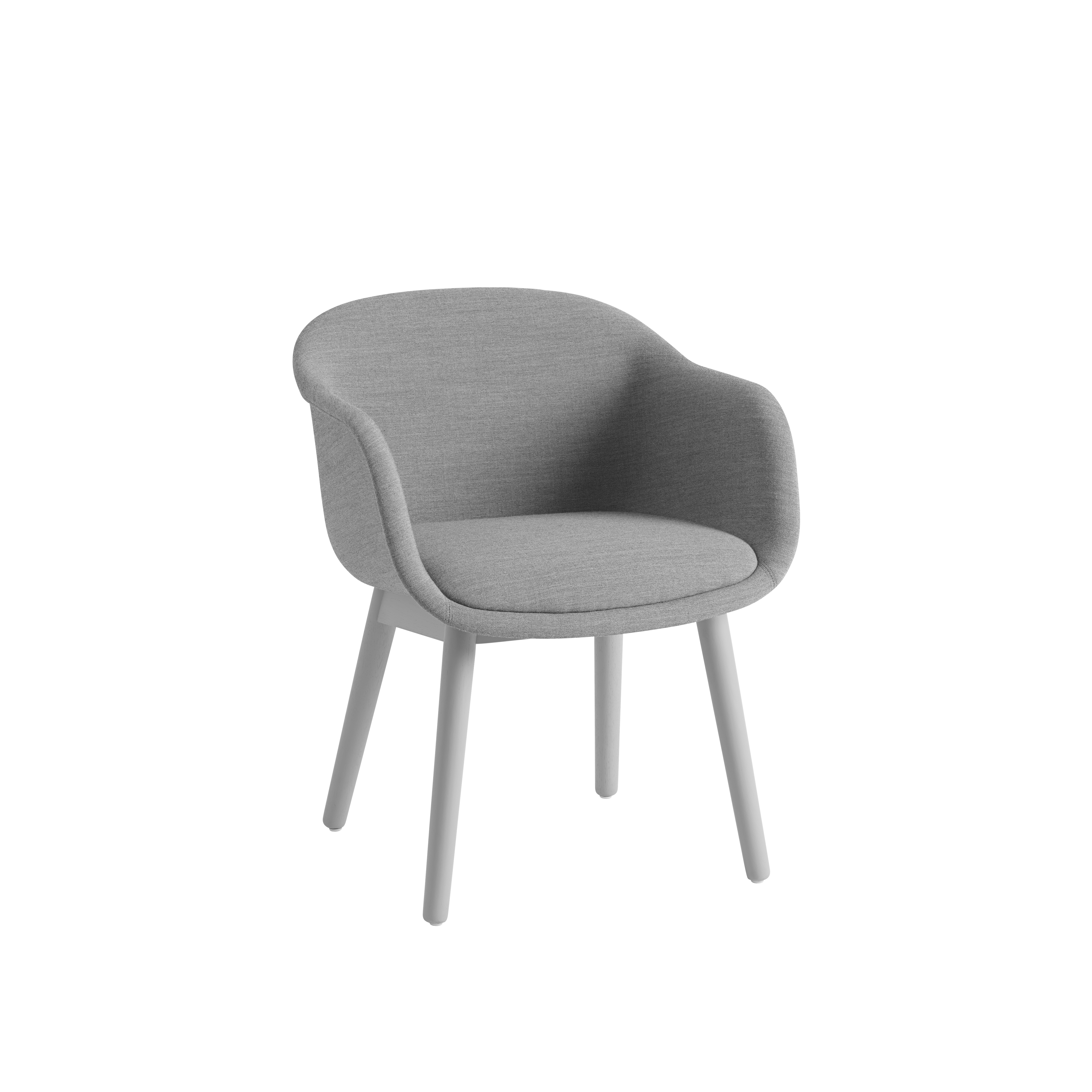 FIBER CONFERENCE Chair customized with wooden base
