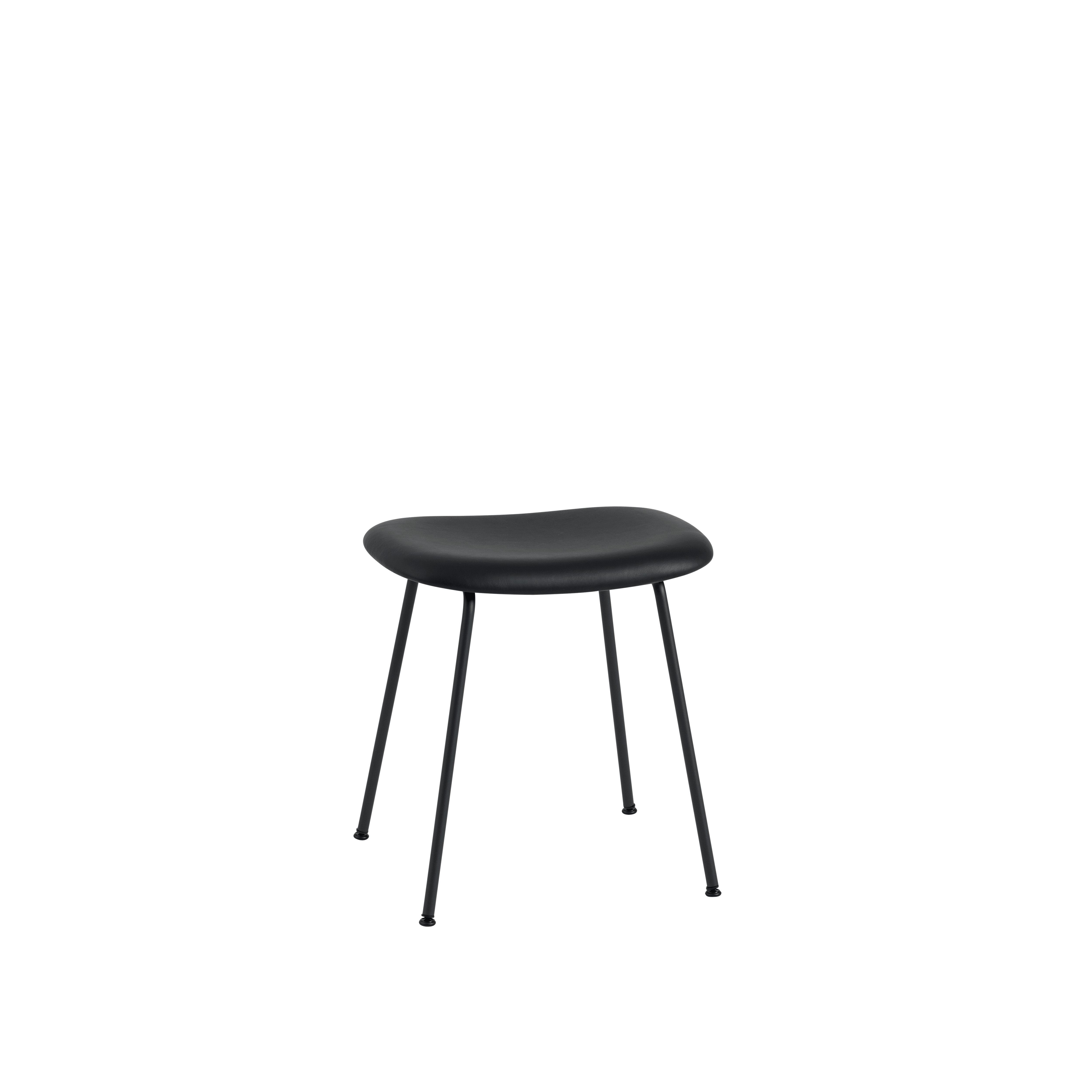 FIBER stool personalized with upholstered seat