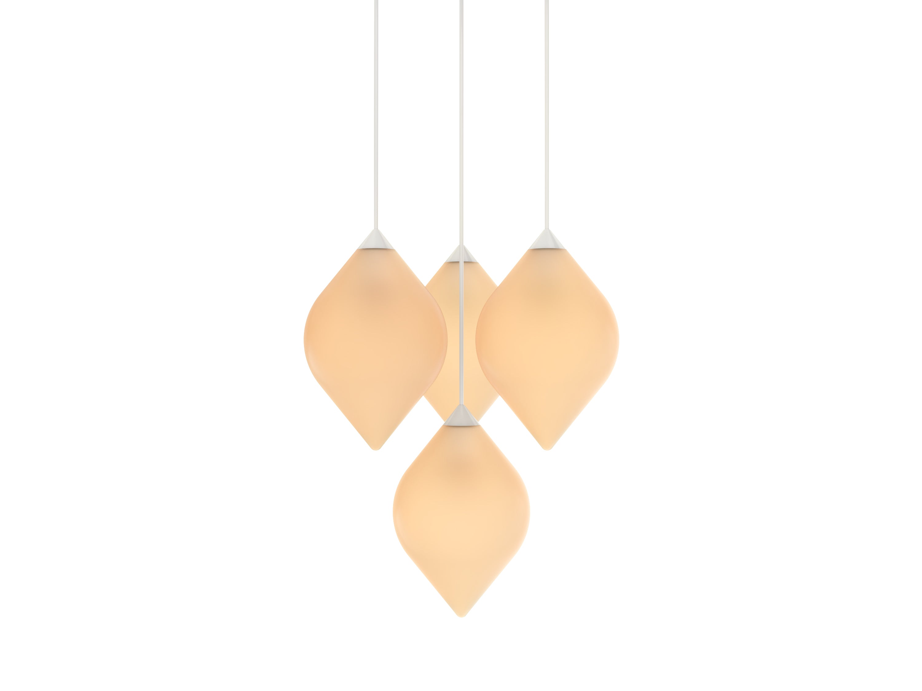 Lampa wisząca FLARE TOP opalowy klosz