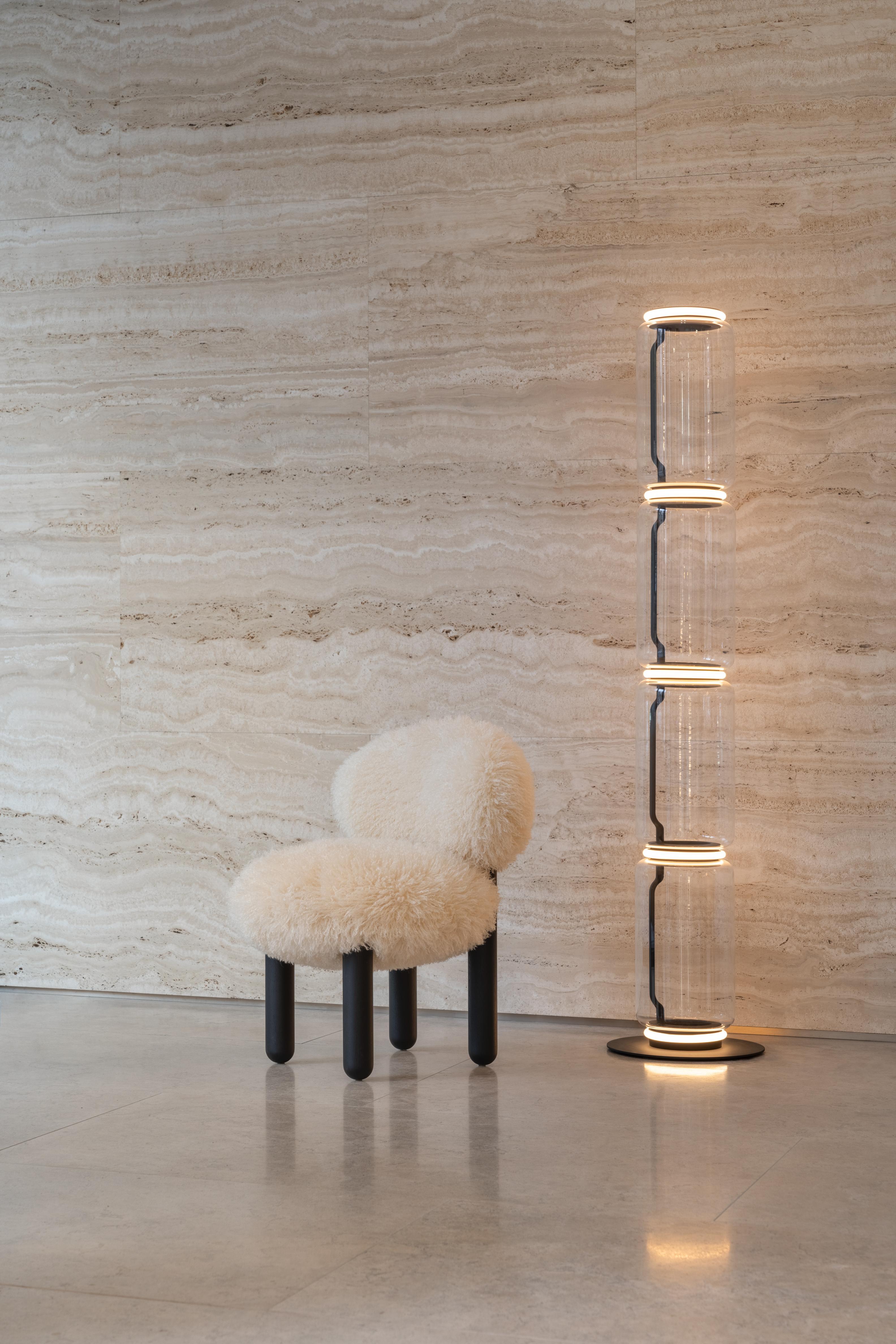 Křeslo FLOCK CS2 - FLUFFY EDITION umělé kožešiny