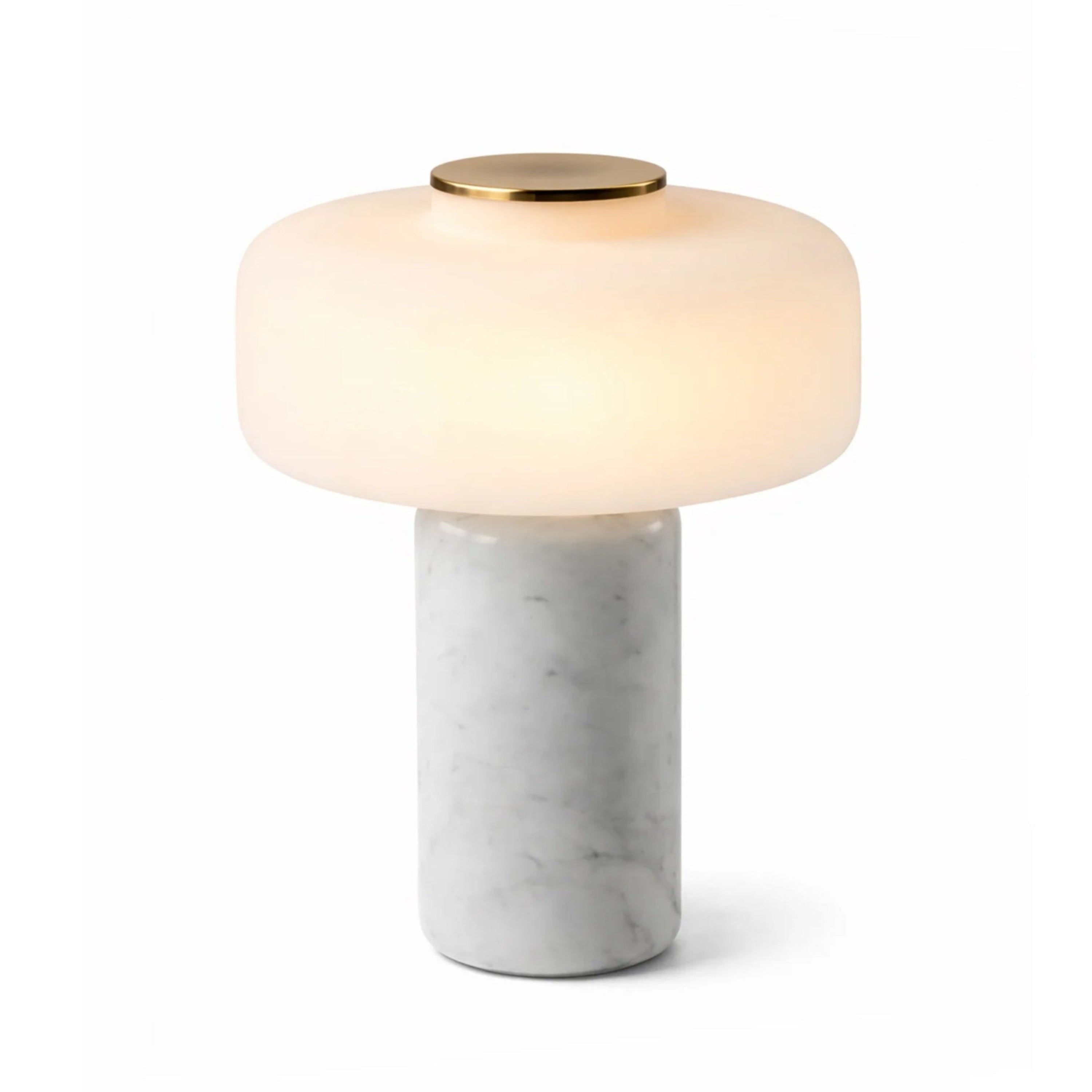 Fonte Table Lamp White Marble